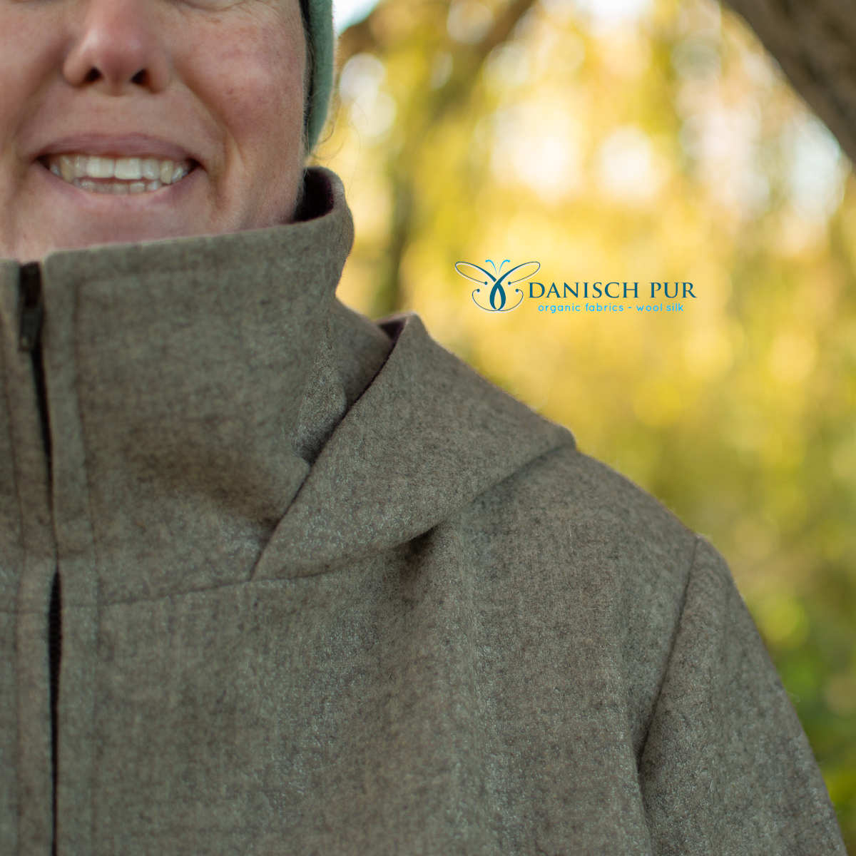 Elbloden grey-brown made from virgin wool (organic certified)