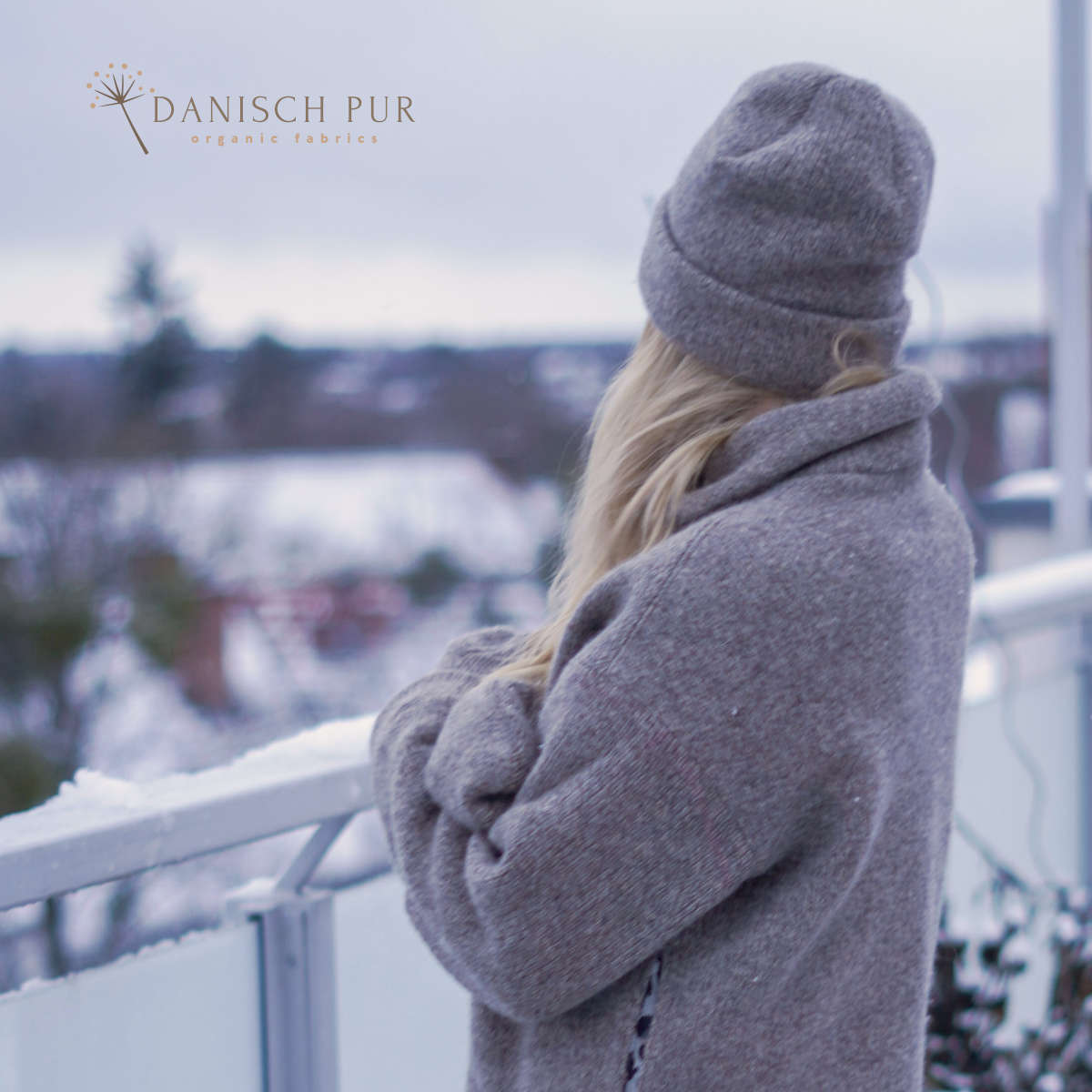 Grobstrick naturgraubraun aus Schurwolle (kbt konform)