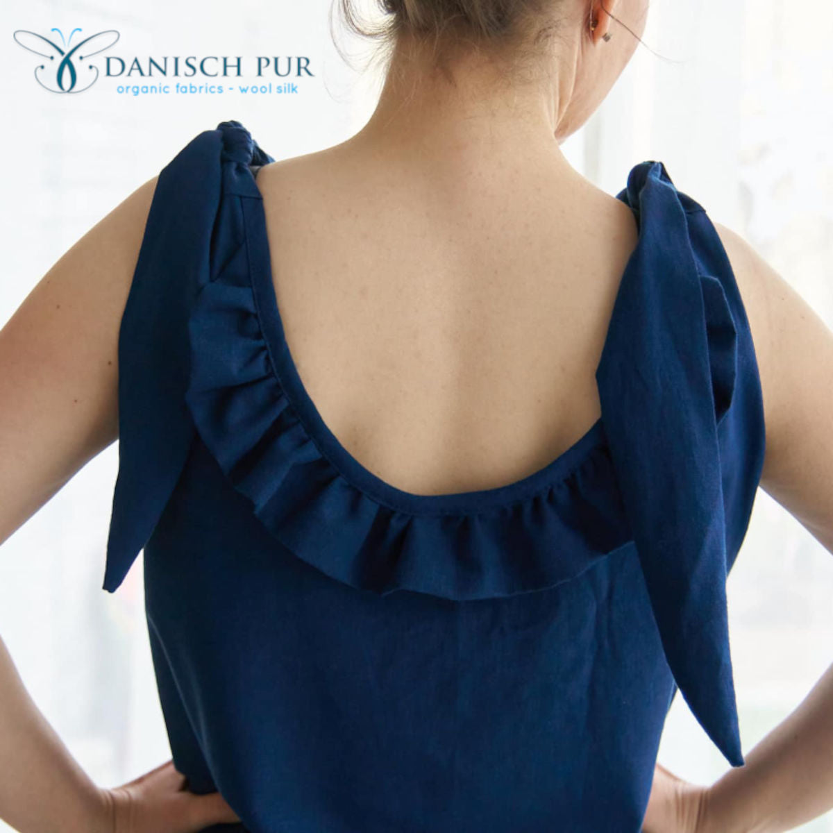 Webware Hanf Lyocell Königsblau (55% Hanf-45% TENCEL™ Lyocell)