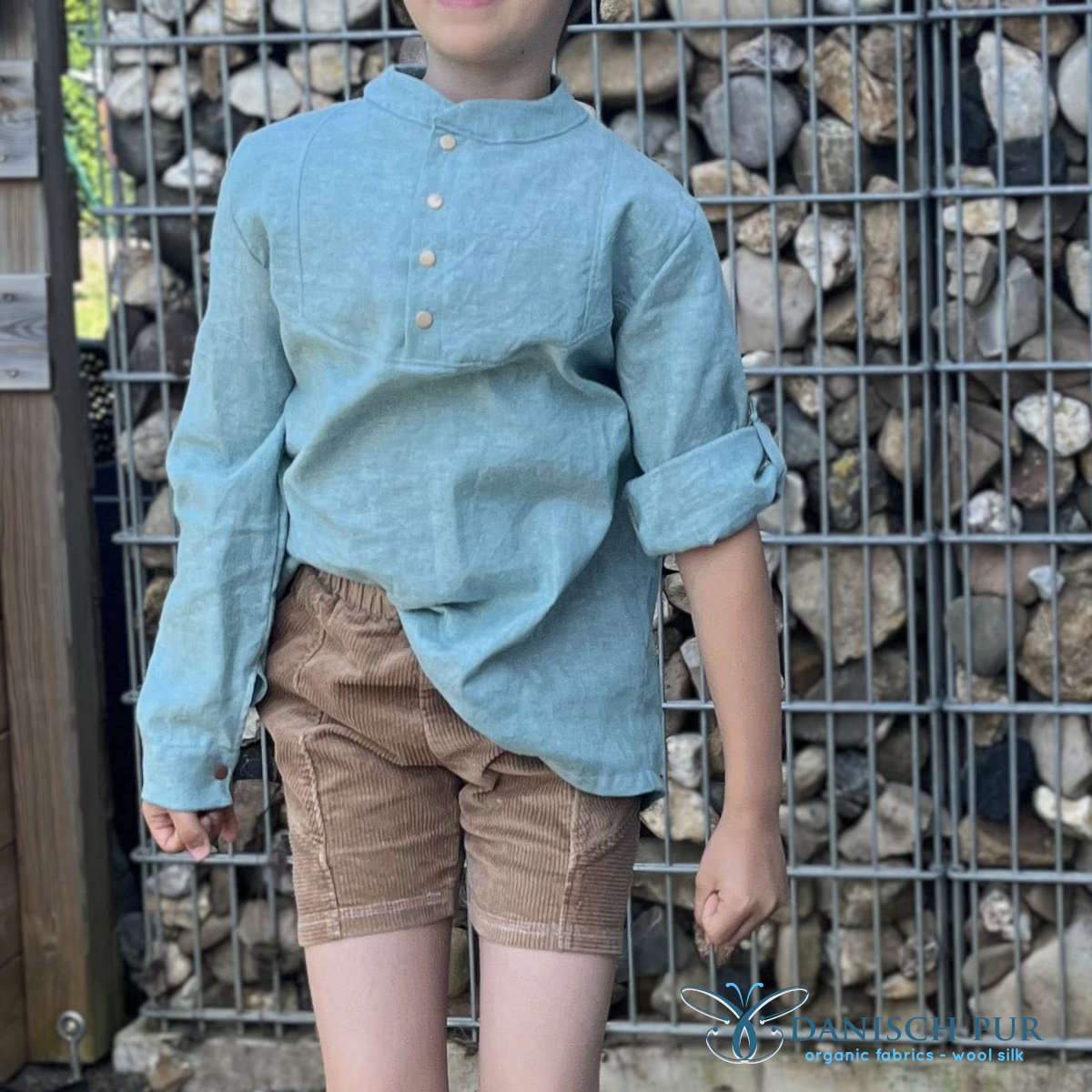 Webware Hanf Lyocell Türkishimmel (54% Hanf-44% TENCEL™ Lyocell, 2% Elasthan)