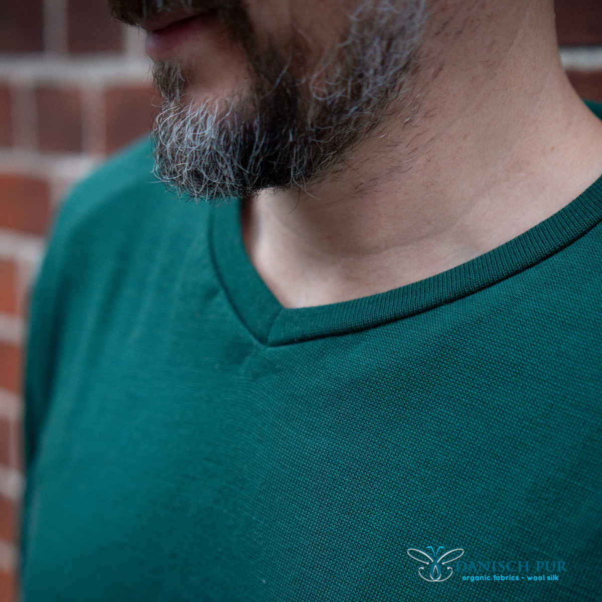 Bio Smaragdgrün Uni Frühlingsstrick Single Jersey (Merino, kbt, mulesingfrei)