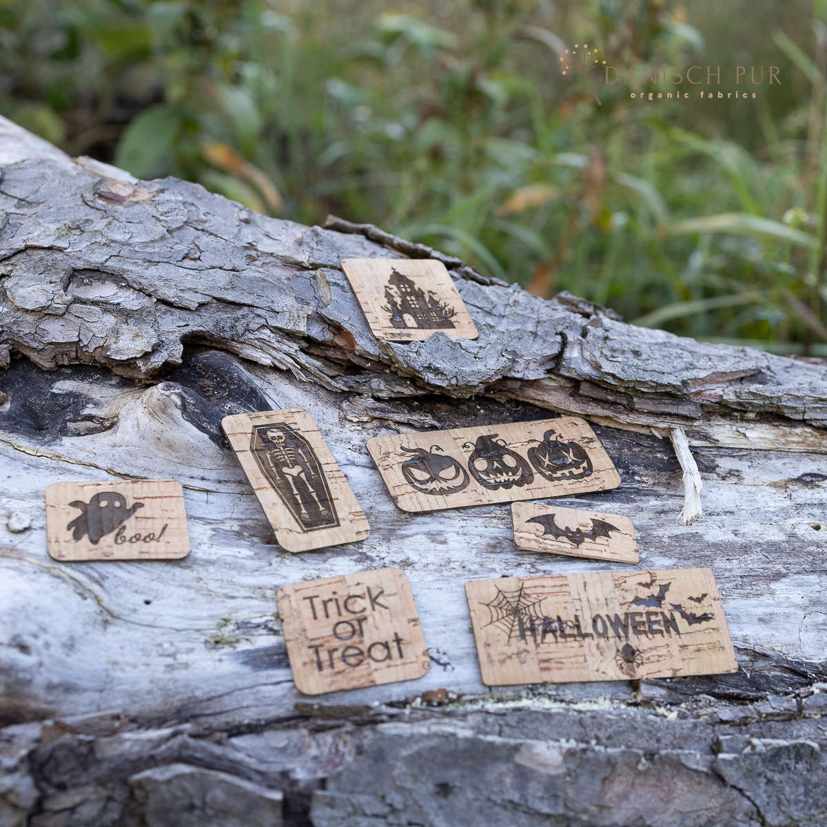 Korkpatch- Korklabel "boo!"