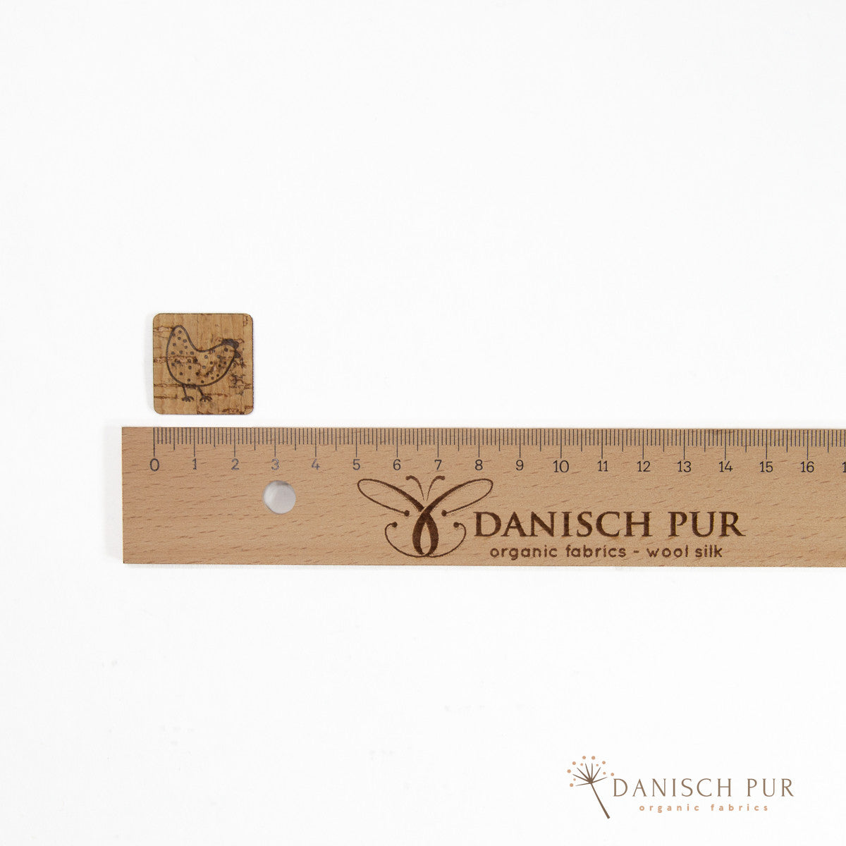 Korkpatch- Korklabel "Huhn"