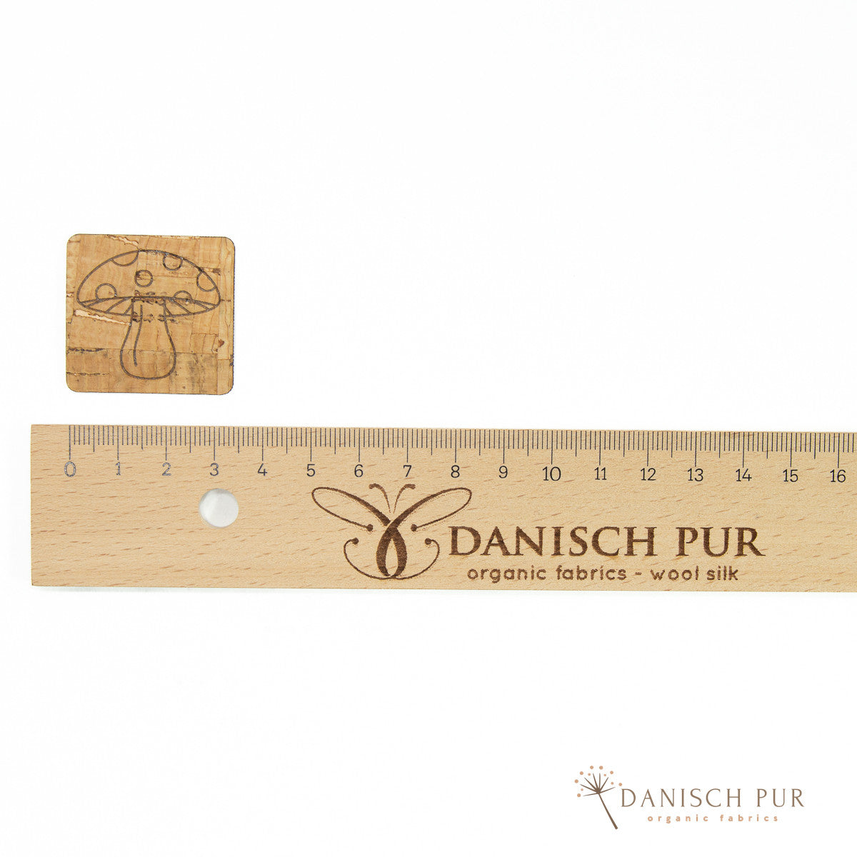 Cork patch - cork label "Dino - Wow"