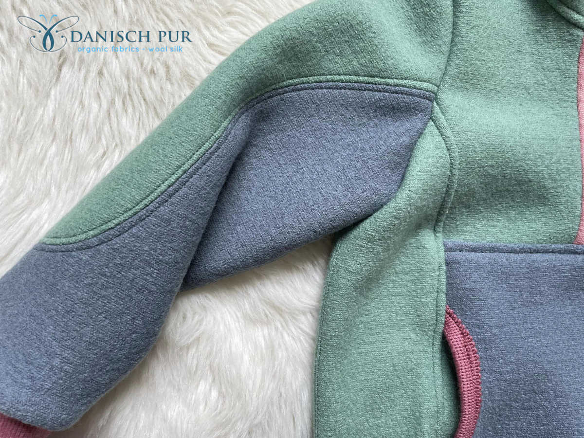 Cuddly walk sage-organic wool walk as merino walk (kbt, mulesing-free)