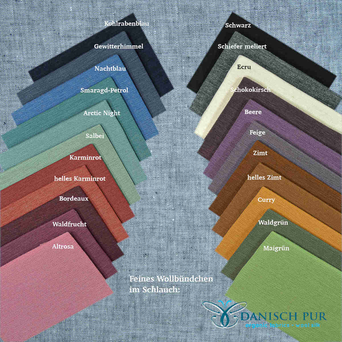 Webware Leinen (kba) in Sturmwolkenblau