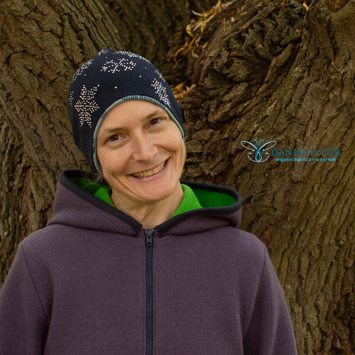 Bio Wolle Seide Kohlrabenblau (70% Schurwolle Merino, kbt, mulesingfrei, 30% Seide)