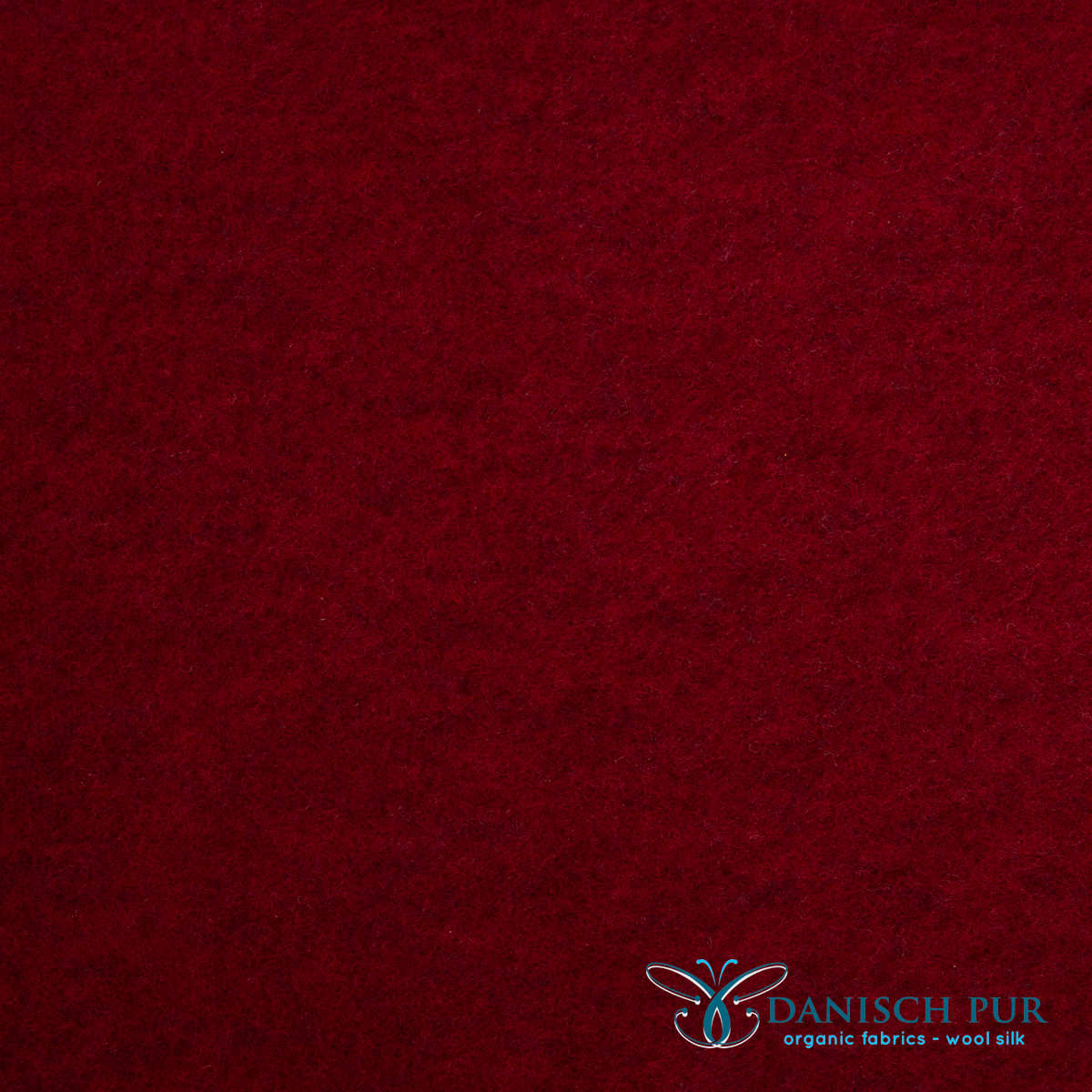 Bio Wollfleece rot meliert (100% Schurwolle, kbt, mulesingfrei)