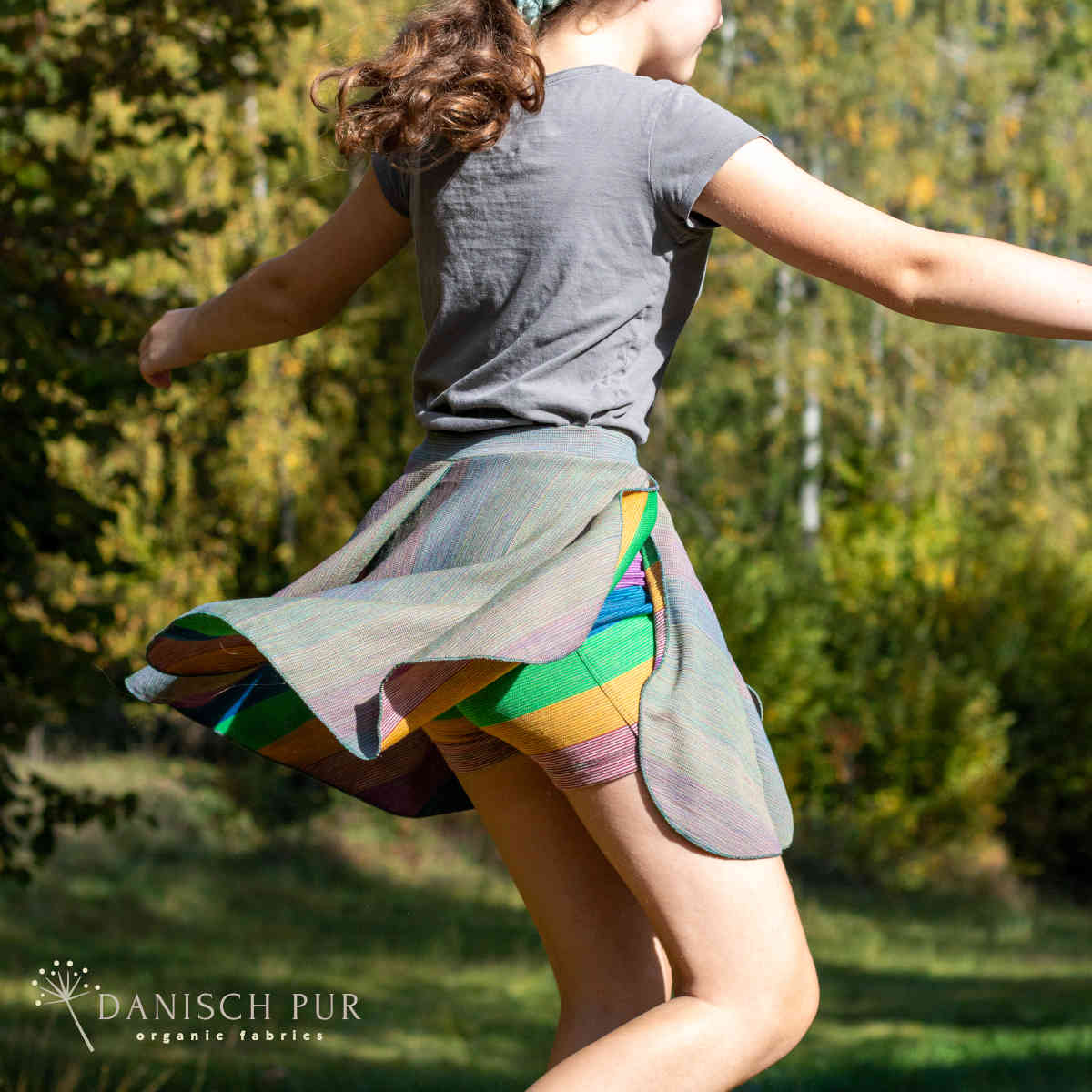 Bio Wolljacquard Regenbogenstreifen-Cino (Merino, kbt, mulesingfrei)