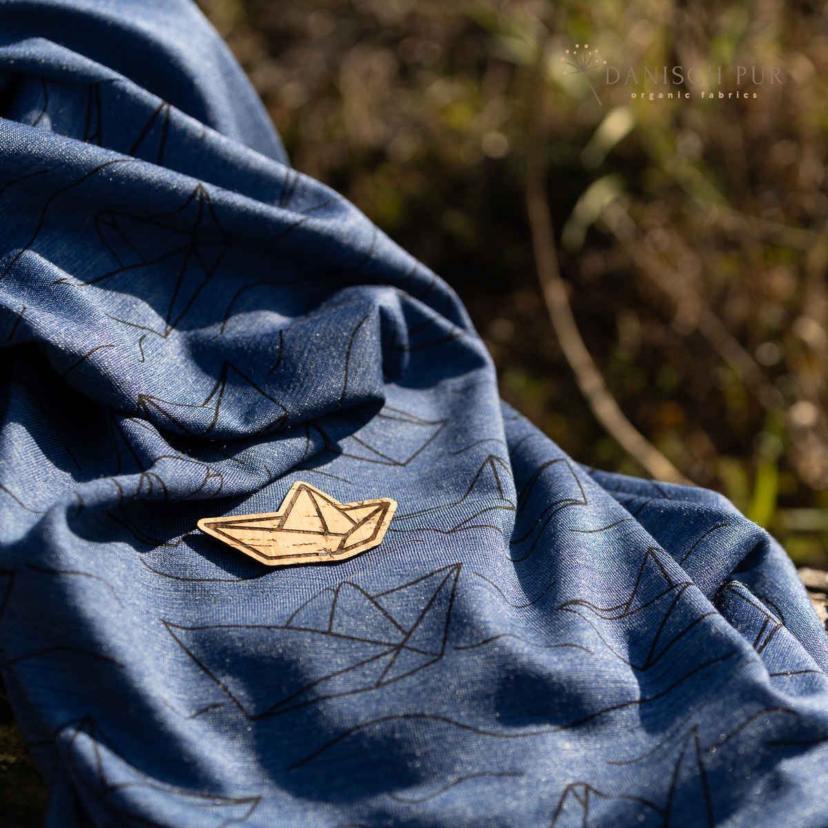 Cork patch - cork label "Kite sewing made easy"