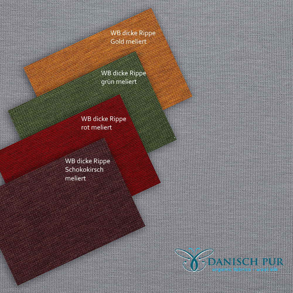 Danisch-Pur-Wollb-ndchen-Rippe-im-Schlauch-Achatgrau-Nr-11-beschriftet