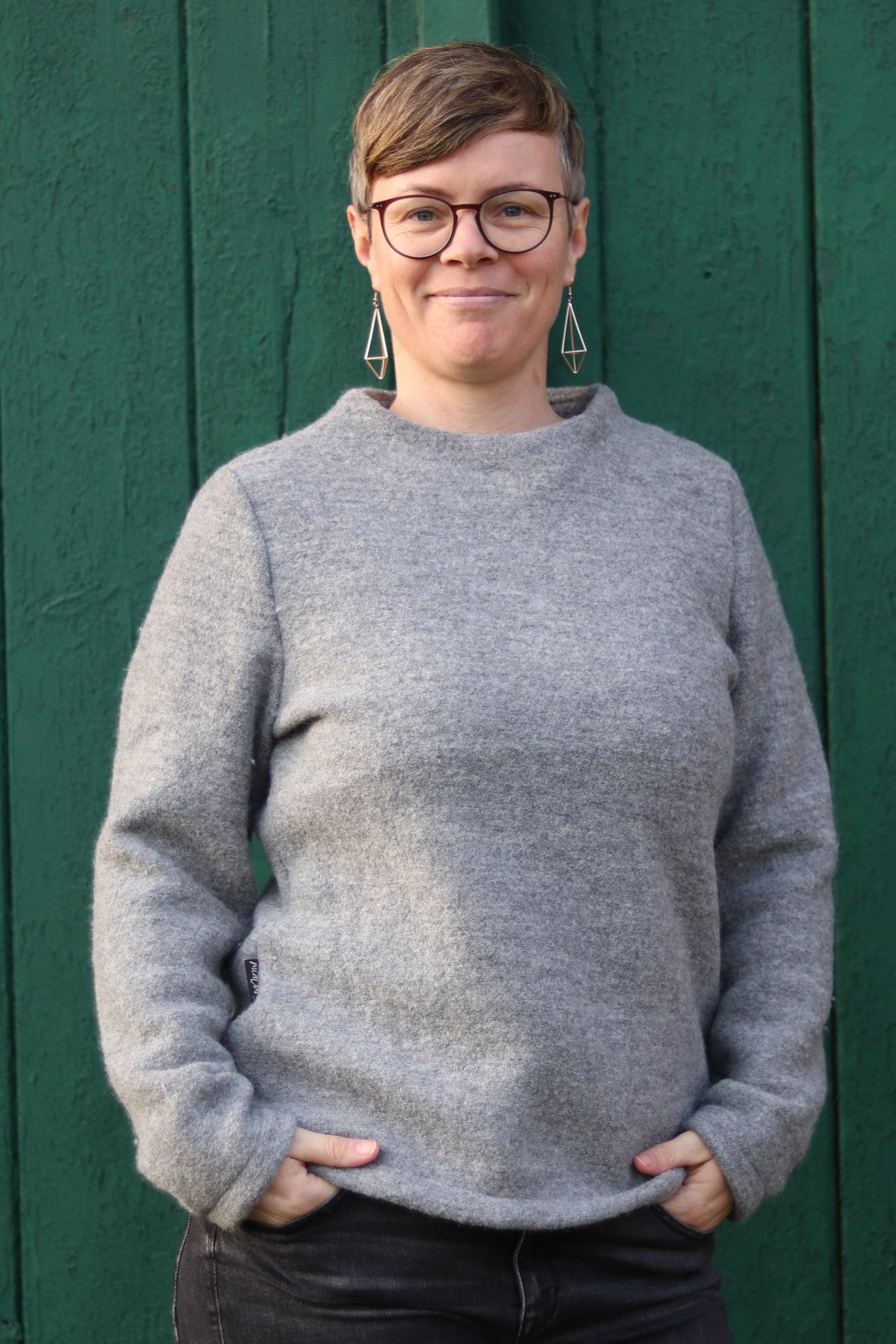 Schnittmuster Turtle-Neck- Pullover Eva Größe 32-54 von Lumali