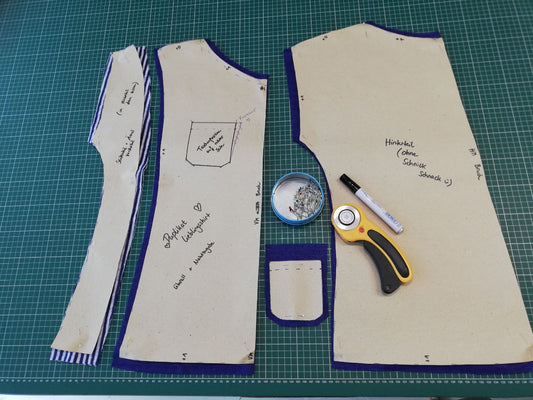 Schnitt abnehmen von Kaufkleidung oder Lieblingskleidung