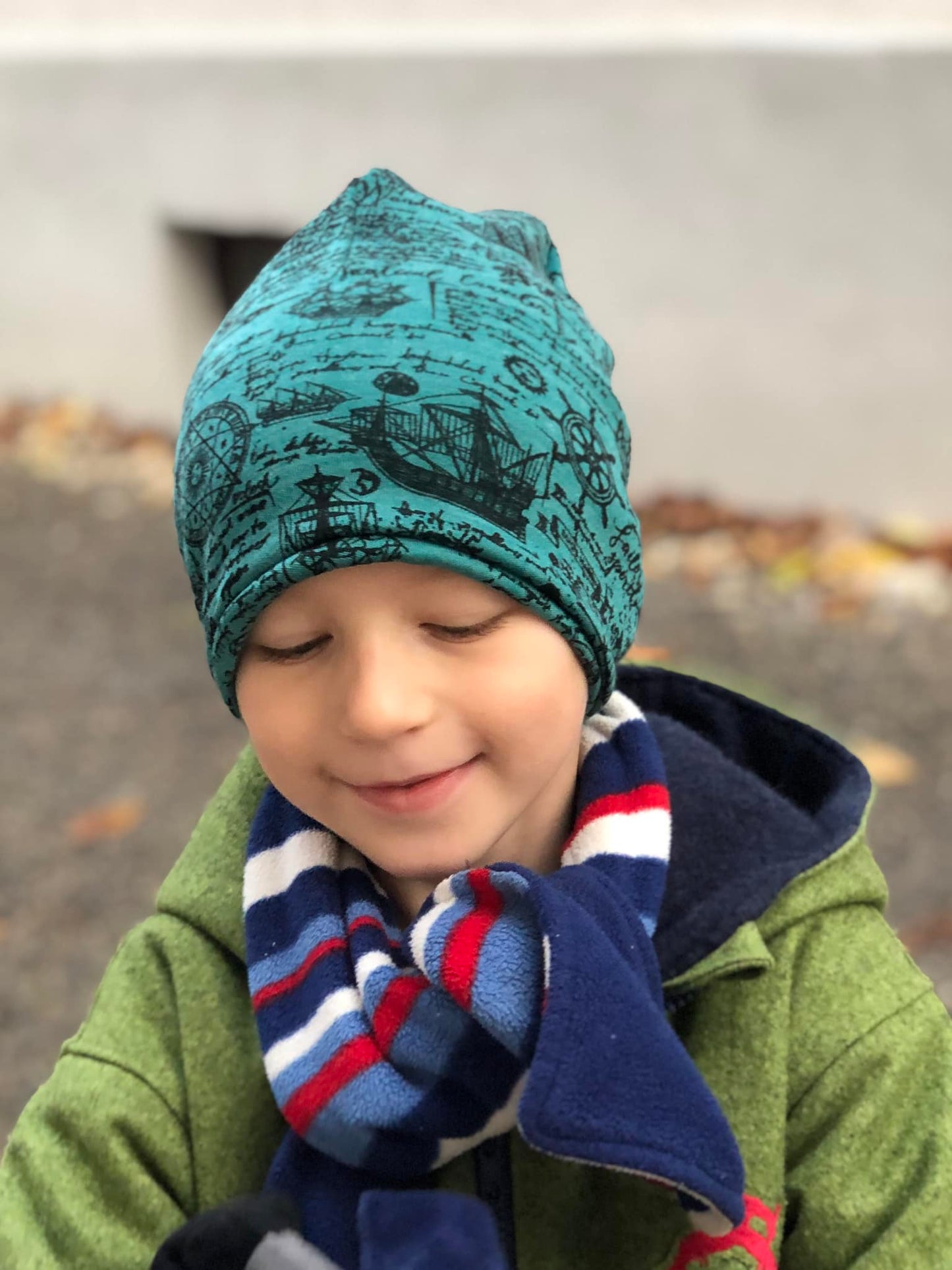 Schnittmuster Beanie "Buffalo" Wolle-Seide Beanie, Größe 47- 58, von t-design, inkl. Beamerdatei