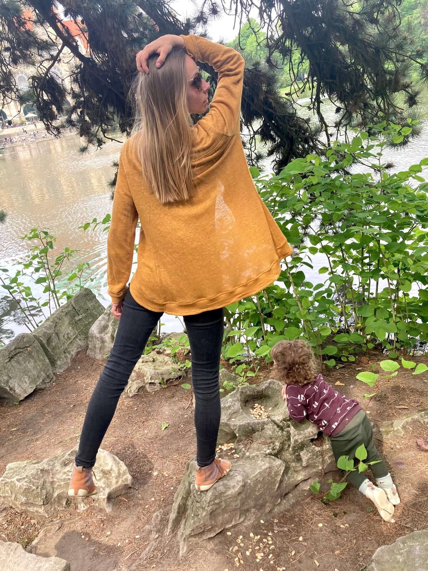 Schnittmuster "Cardigan Easy Flow" 32-48 von t-design, inkl. Beamerdatei