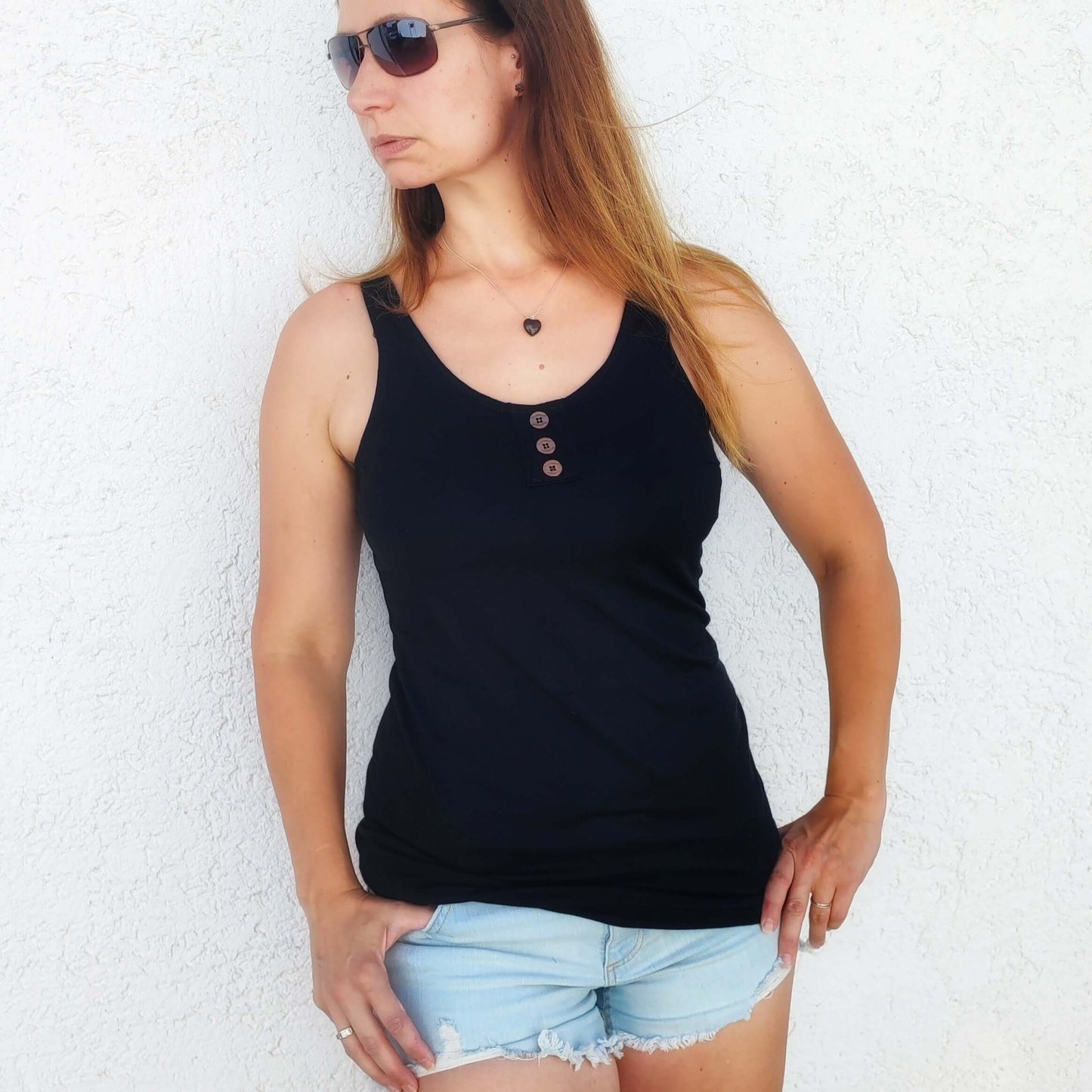 Schnittmuster Damenunterhemd "Extra Long", für Wolle-Seide o.ä. Gr. 32-46, von t-design, inkl. Beamerdatei