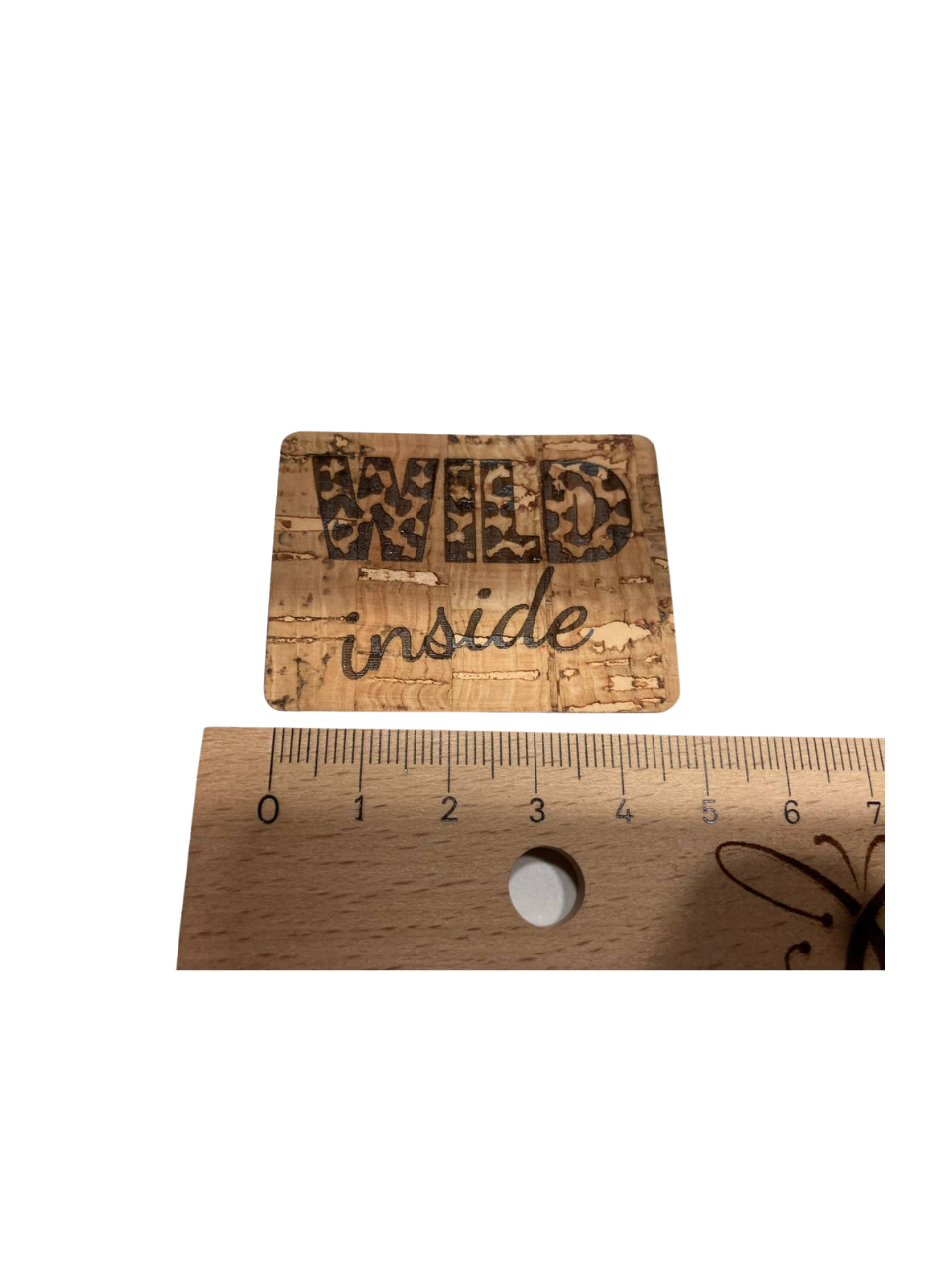 Cork patch - cork label "Kite sewing made easy"