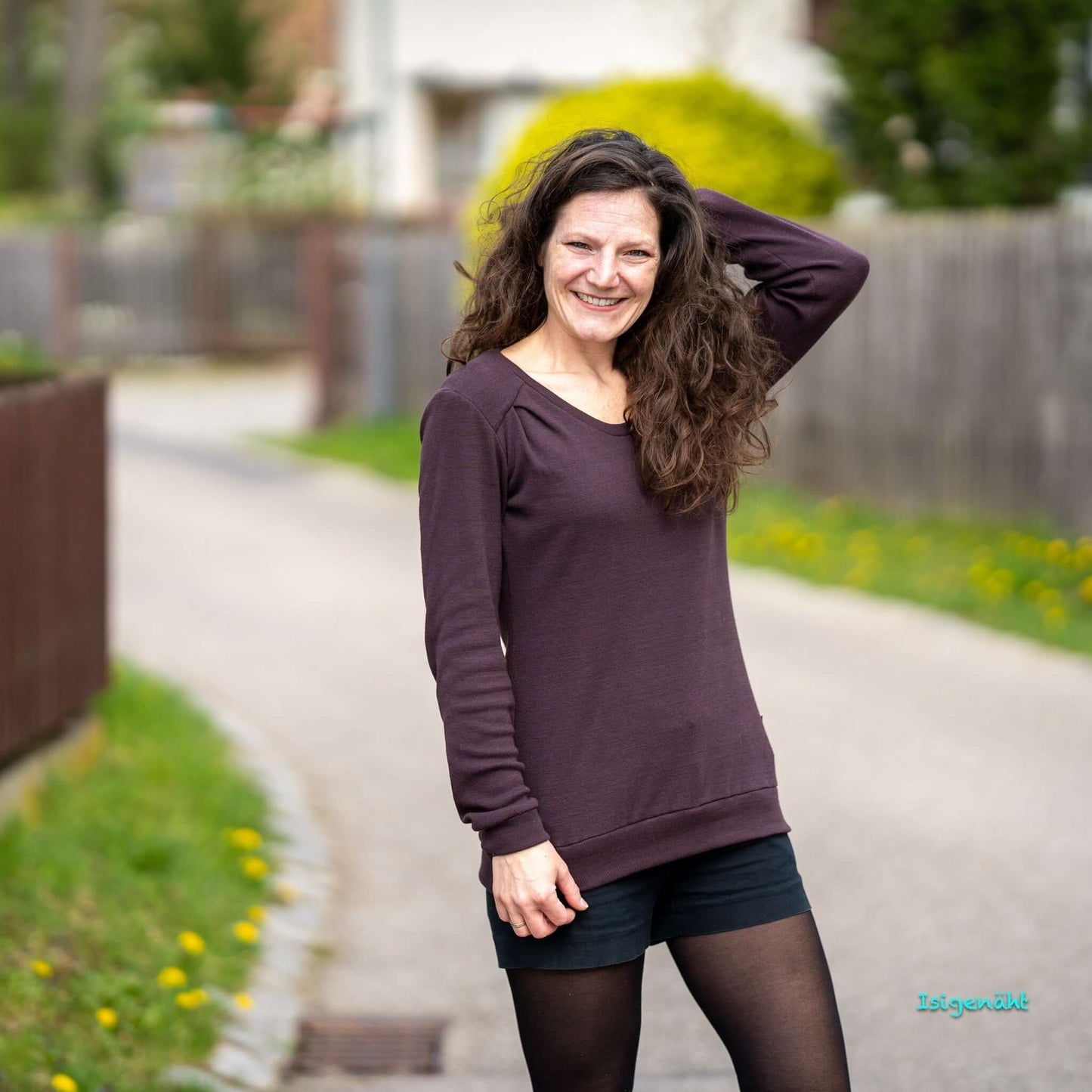 Schnittmuster Damenpullover "Miss Mara", Gr. 32-54, von t-design, inkl. Beamerdatei