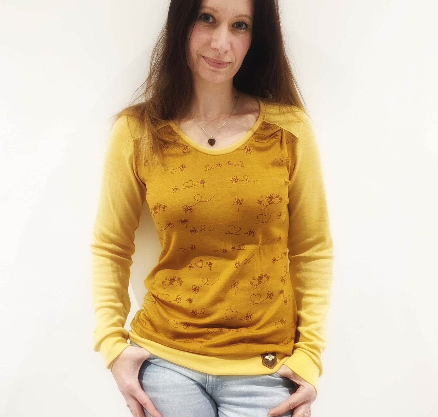 Schnittmuster Damenpullover "Miss Mara", Gr. 32-54, von t-design, inkl. Beamerdatei