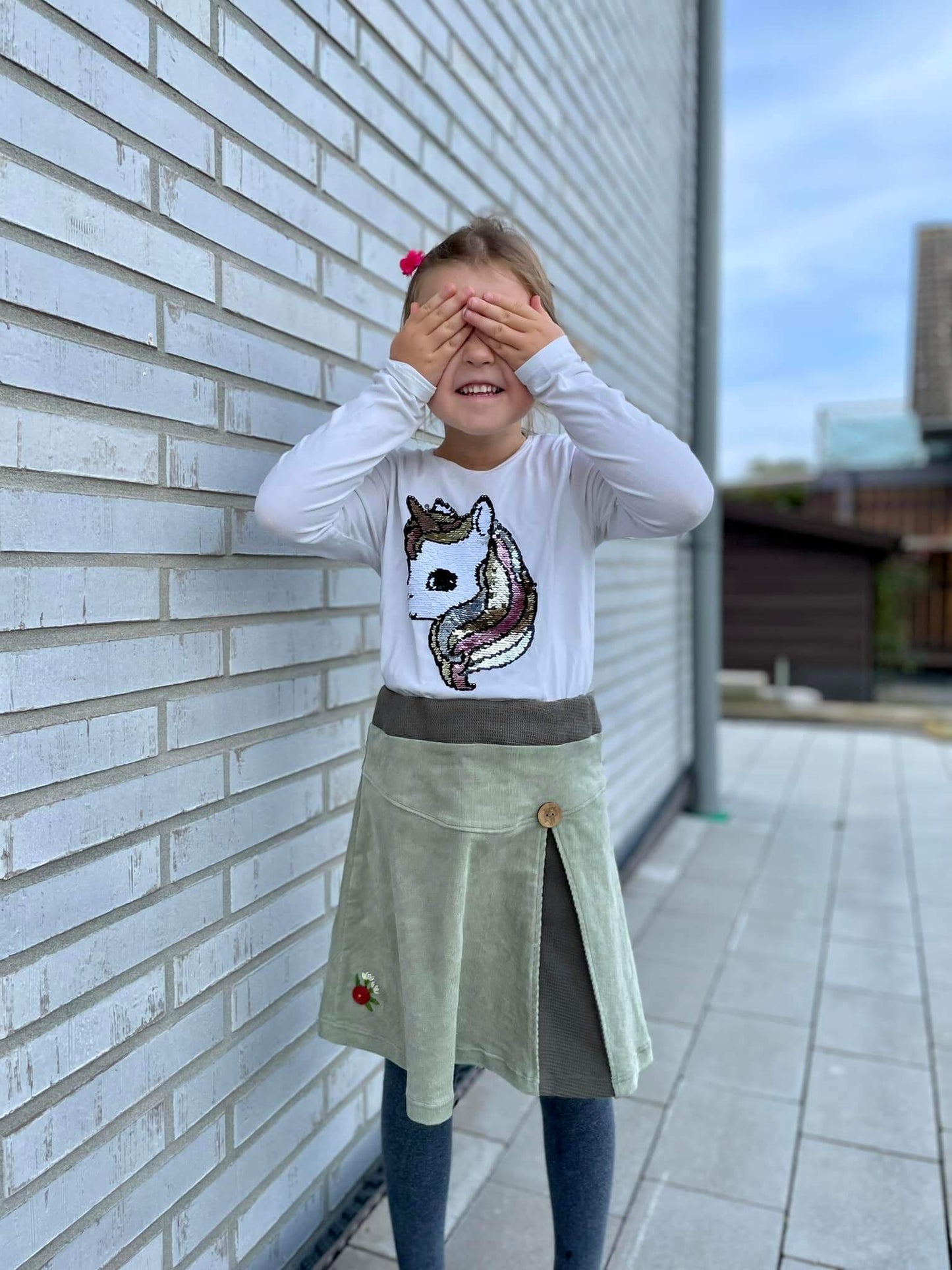 Sewing pattern for reversible shirt Emil&amp;Emilia E&amp;E by Rosa Näht and Danish Pur - sizes 80-170