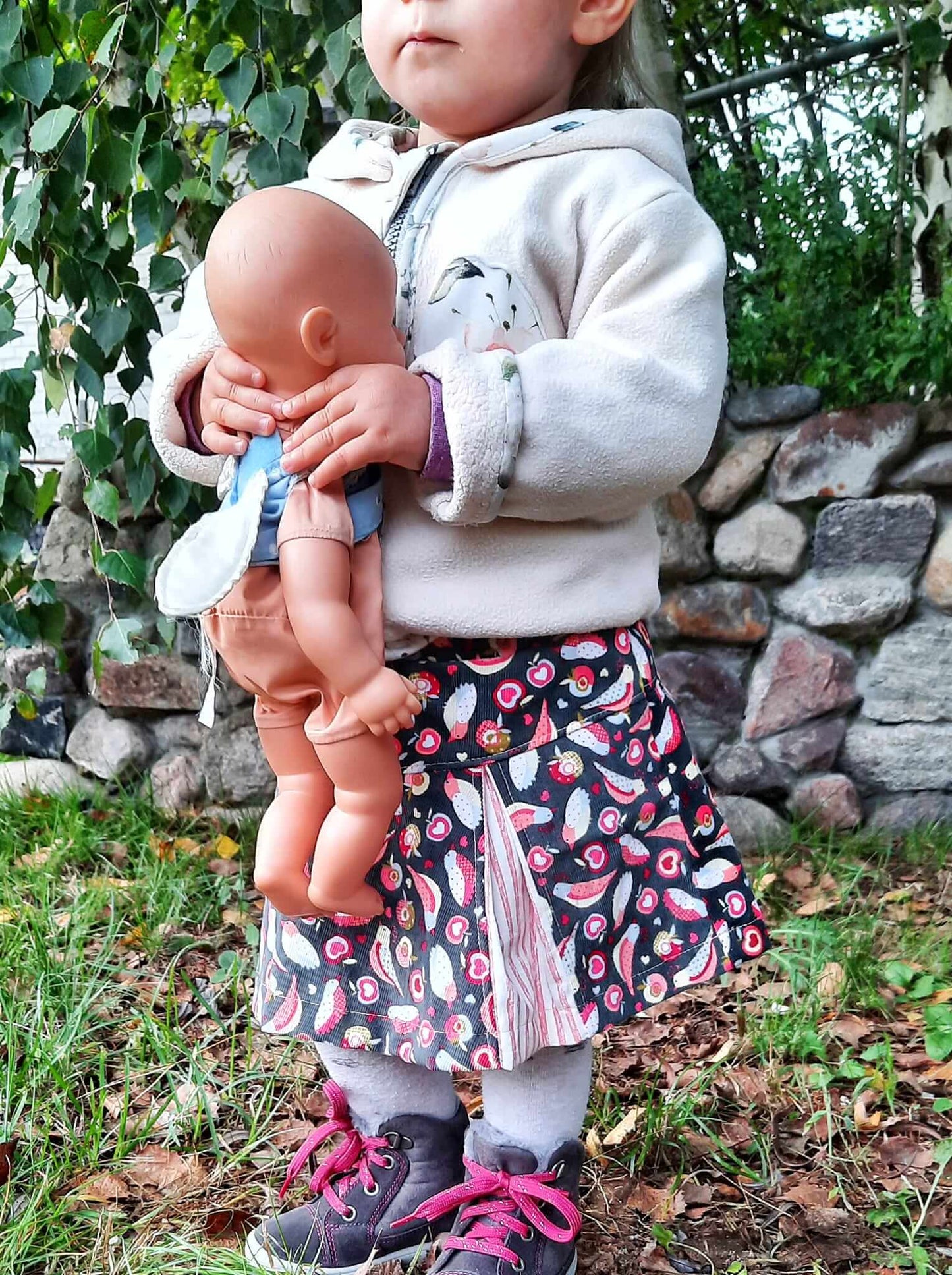 Sewing pattern for reversible shirt Emil&amp;Emilia E&amp;E by Rosa Näht and Danish Pur - sizes 80-170