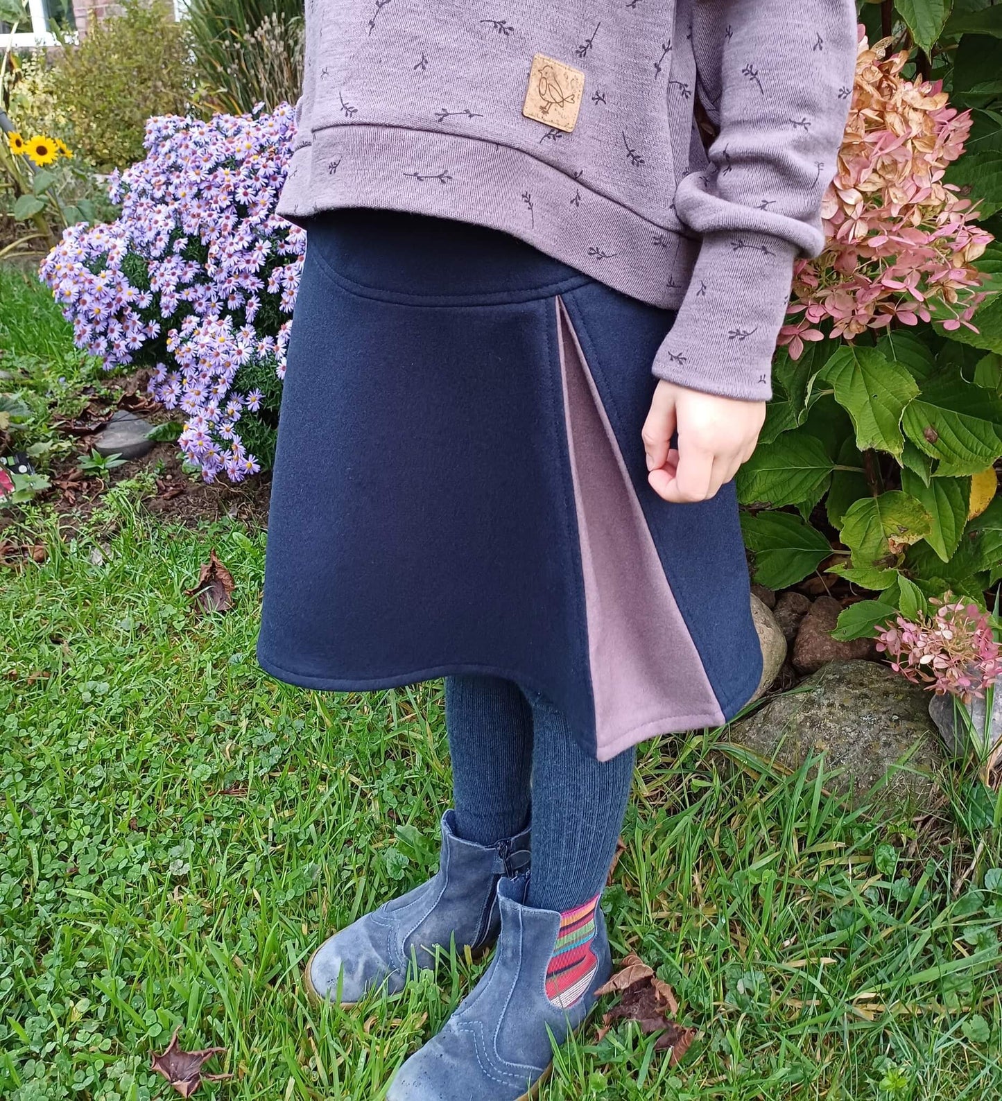 Sewing pattern for reversible shirt Emil&amp;Emilia E&amp;E by Rosa Näht and Danish Pur - sizes 80-170