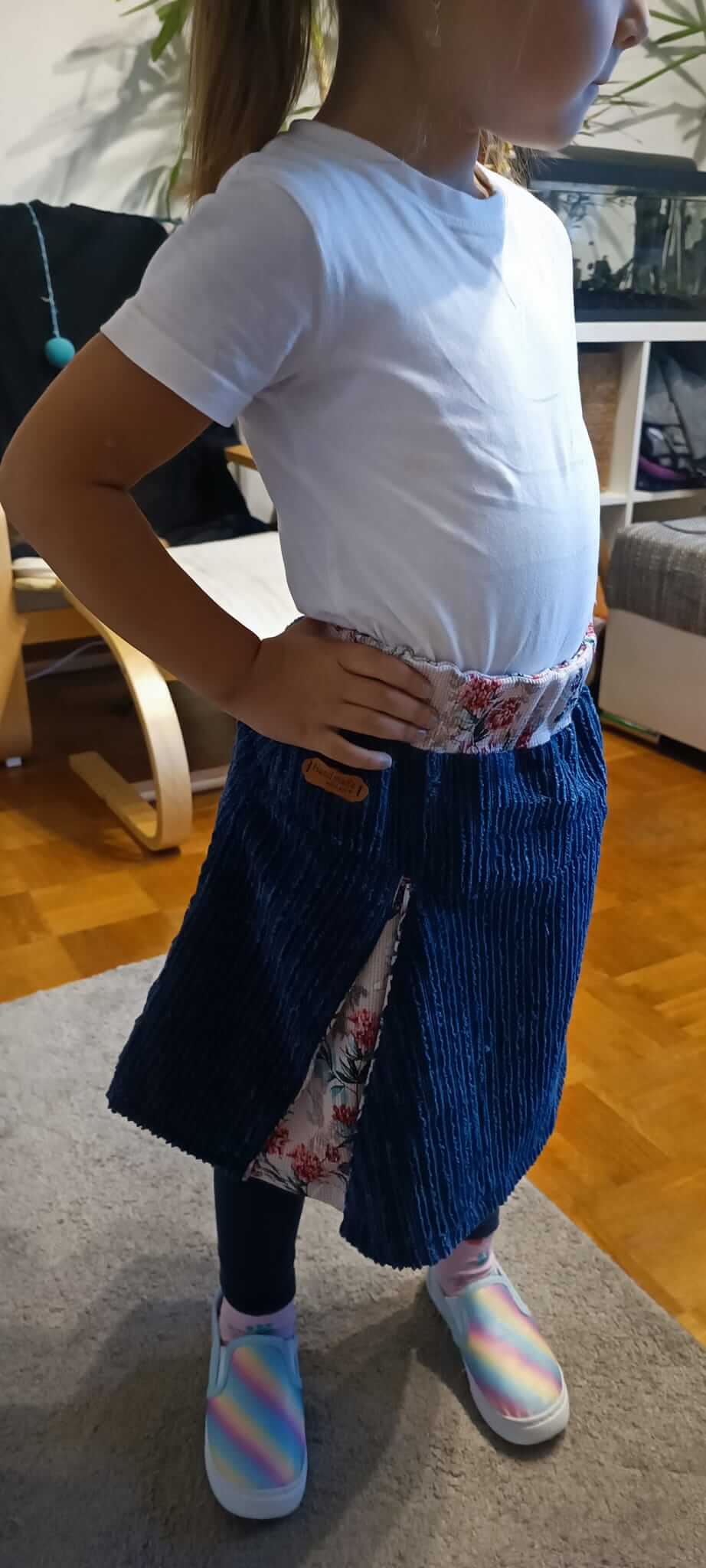 Sewing pattern for reversible shirt Emil&amp;Emilia E&amp;E by Rosa Näht and Danish Pur - sizes 80-170