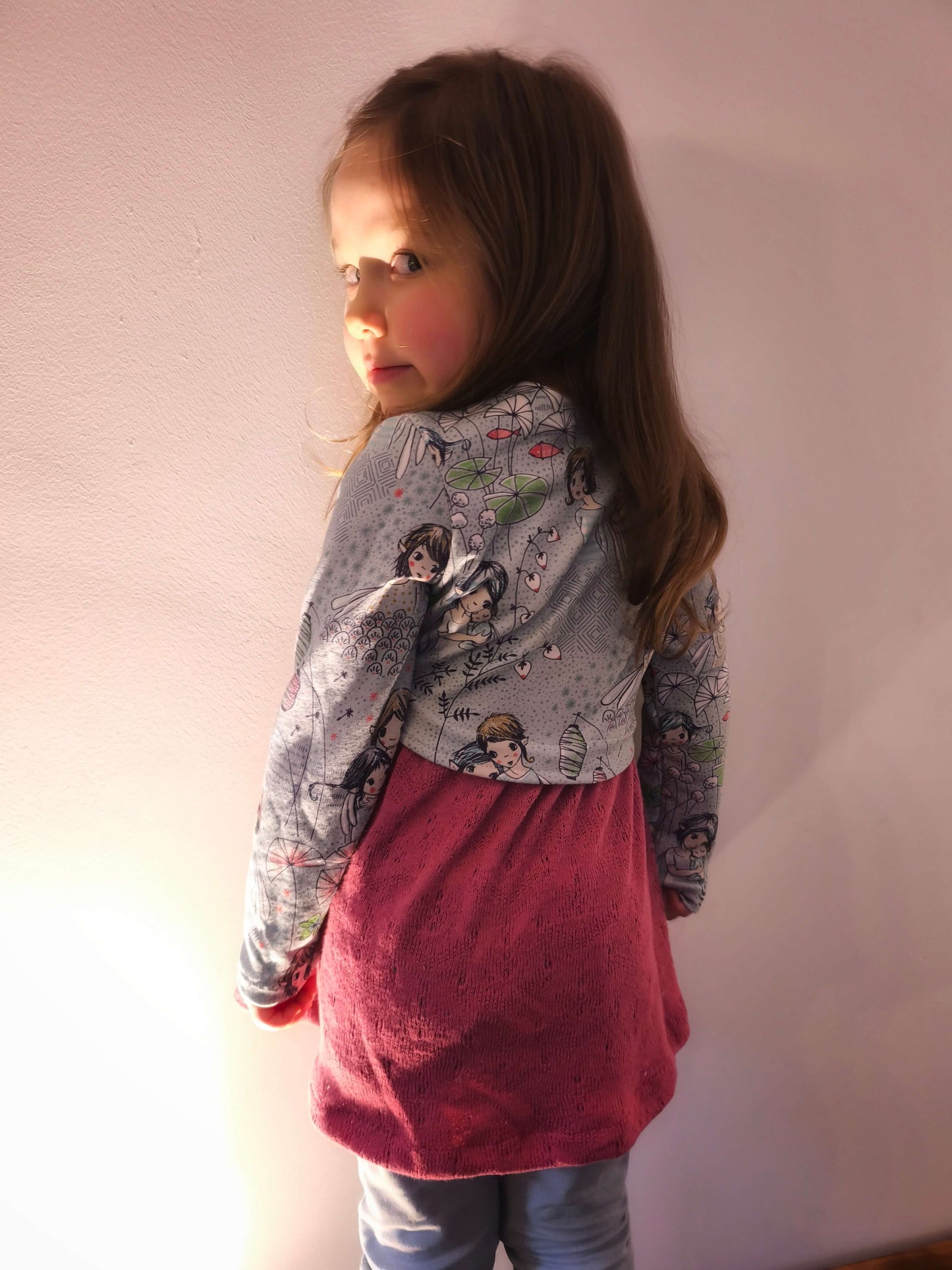 Schnittmuster "Special Dresses" Cropped Pulli und Tunika, 92-164 von t-design, inkl Beamer Datei