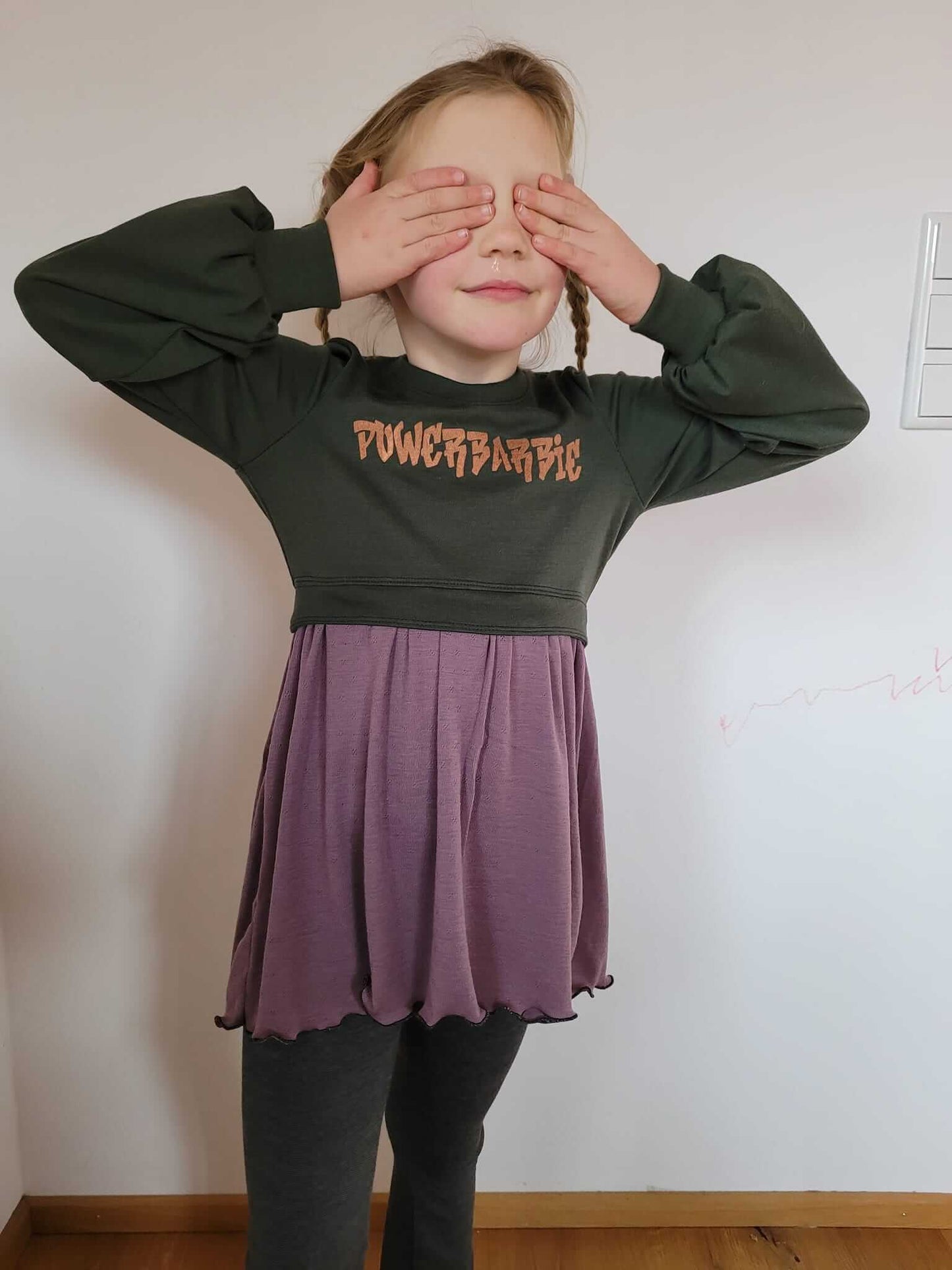 Schnittmuster "Special Dresses" Cropped Pulli und Tunika, 92-164 von t-design, inkl Beamer Datei