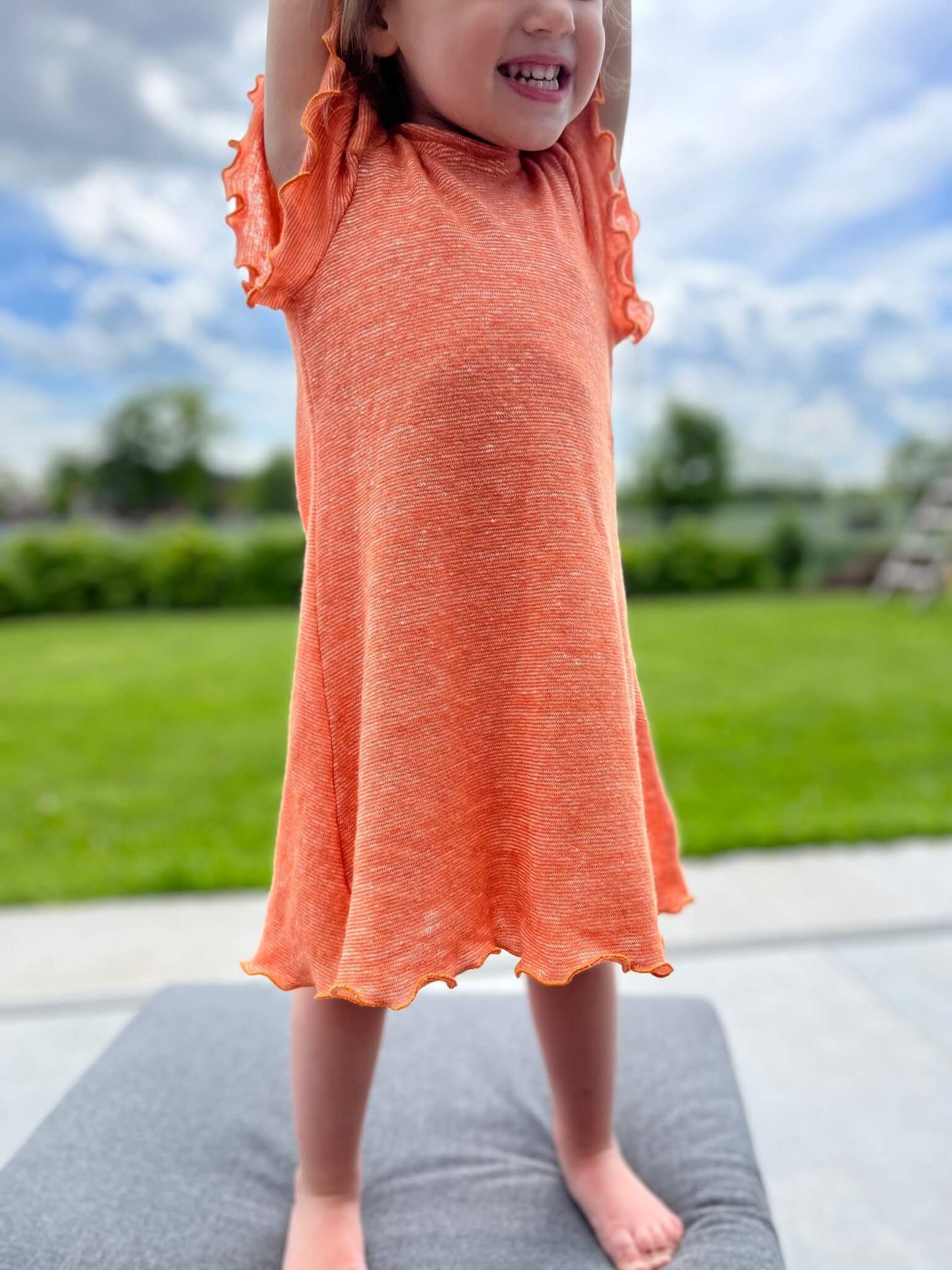 Schnittmuster "Summer Wind" Wolle Seide Kleid, 86-140 von t-design, inkl Beamer Datei