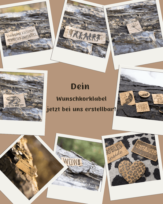 DEIN Korklabel - Wunschmotiv - reine Motiverstellung - keine fertigen Label