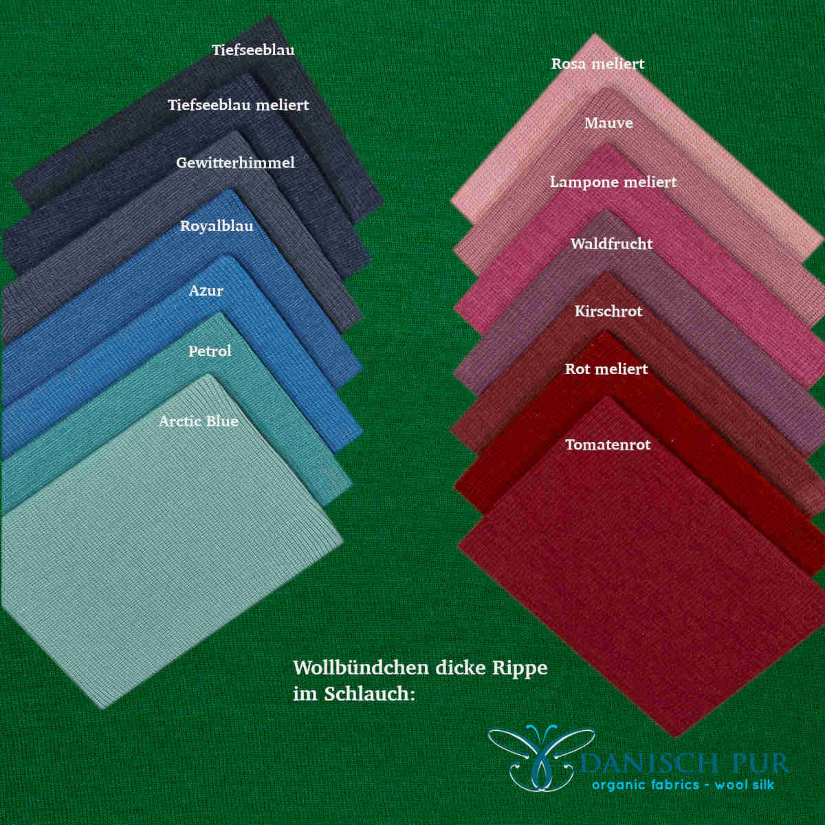 Bio Wolle/Lyocell Frottee dunkles Sommergrün (Merino, kbt, mulesingfrei)