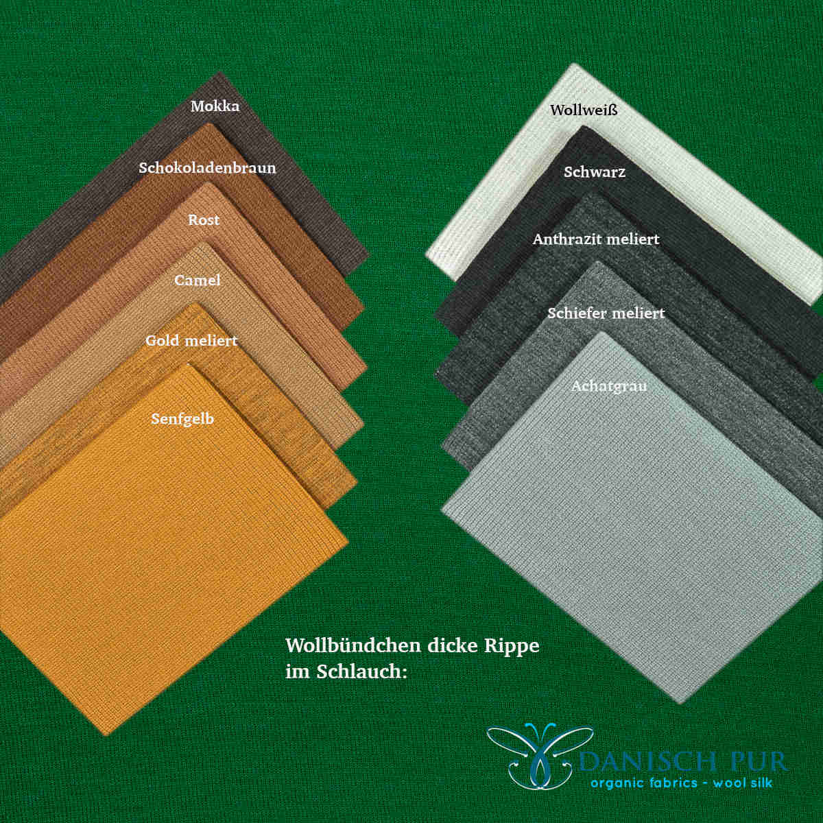 Bio Wolle/Lyocell Frottee dunkles Sommergrün (Merino, kbt, mulesingfrei)