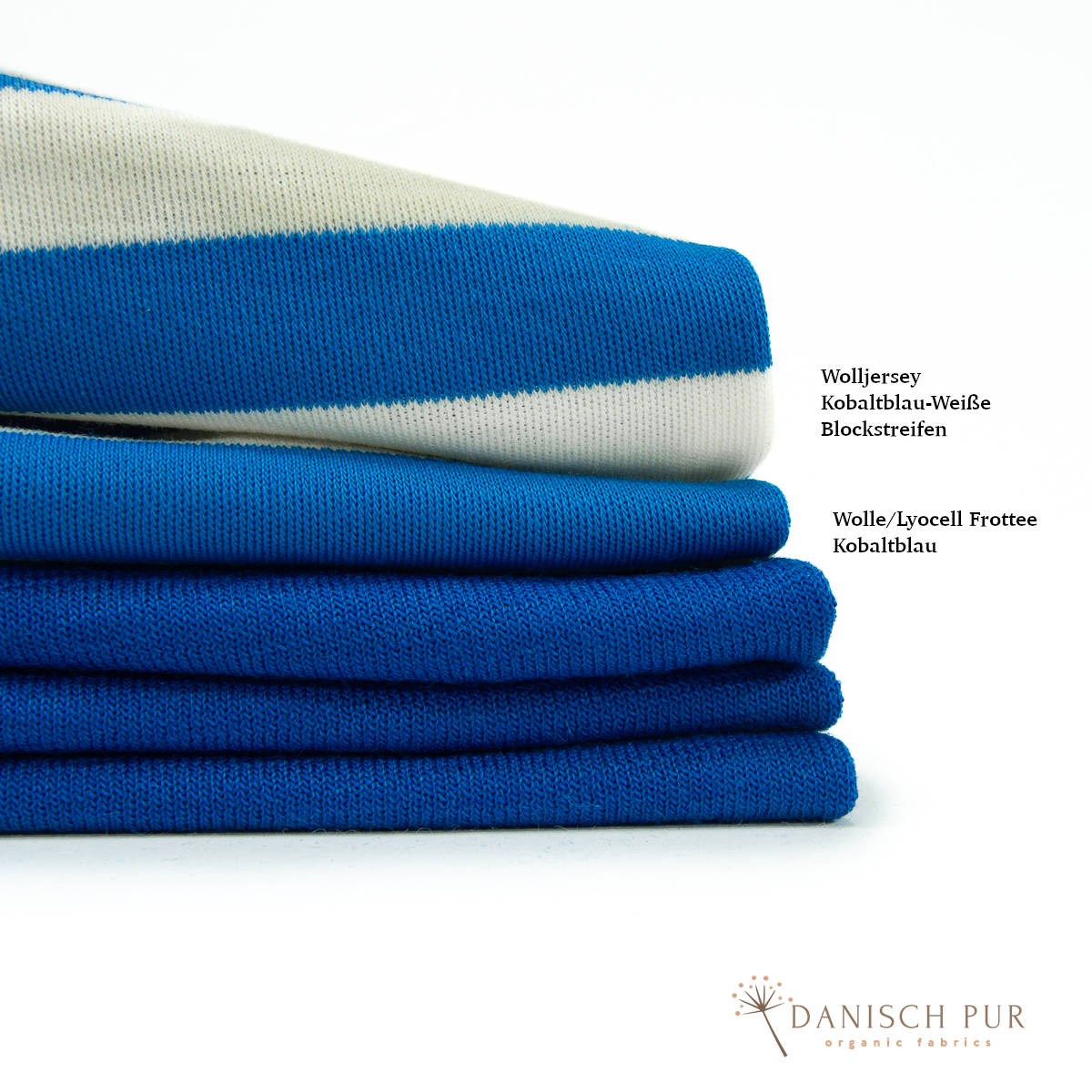 Bio Wolle/Lyocell Frottee Kobaltblau (70% Schurwolle (Merino, kbt, mulesingfrei), 30% TENCEL™ Lyocell)