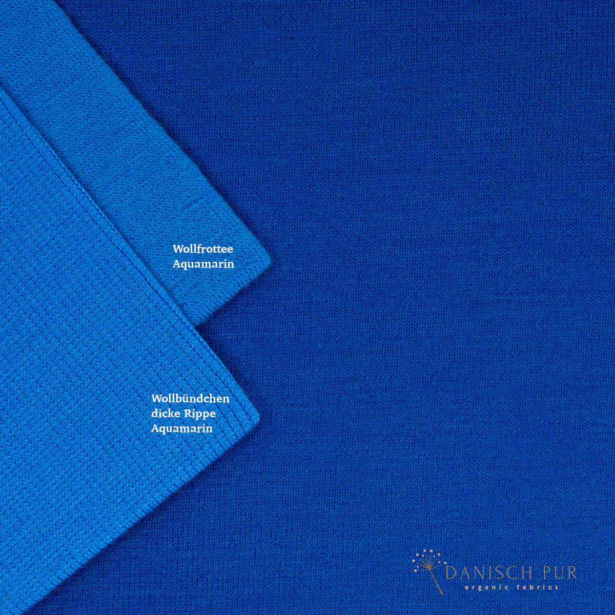 Bio Wolle/Lyocell Frottee Kobaltblau (70% Schurwolle (Merino, kbt, mulesingfrei), 30% TENCEL™ Lyocell)