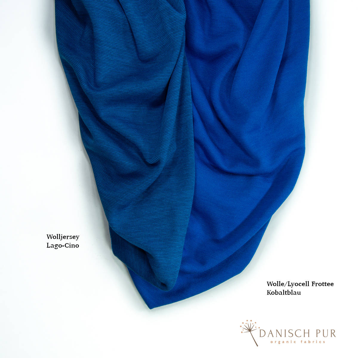 Bio Wolle/Lyocell Frottee Kobaltblau (70% Schurwolle (Merino, kbt, mulesingfrei), 30% TENCEL™ Lyocell)