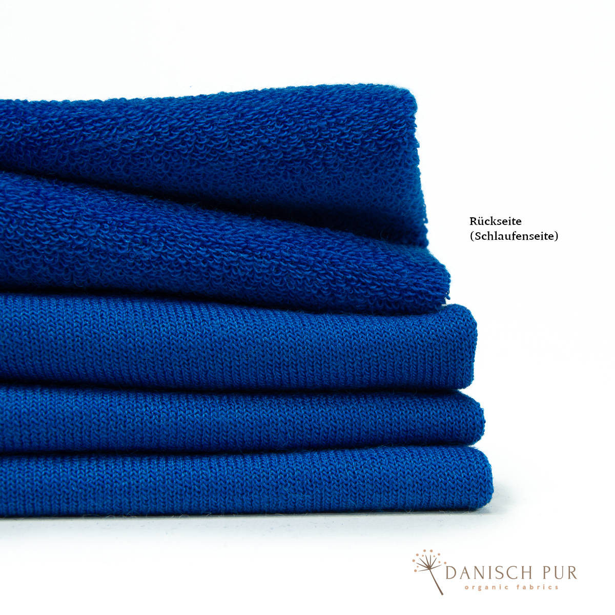 Bio Wolle/Lyocell Frottee Kobaltblau (70% Schurwolle (Merino, kbt, mulesingfrei), 30% TENCEL™ Lyocell)