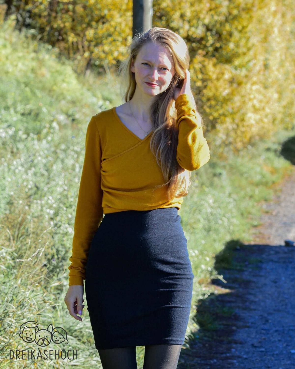 Sewing pattern for reversible shirt Emil&amp;Emilia E&amp;E by Rosa Näht and Danish Pur - sizes 80-170