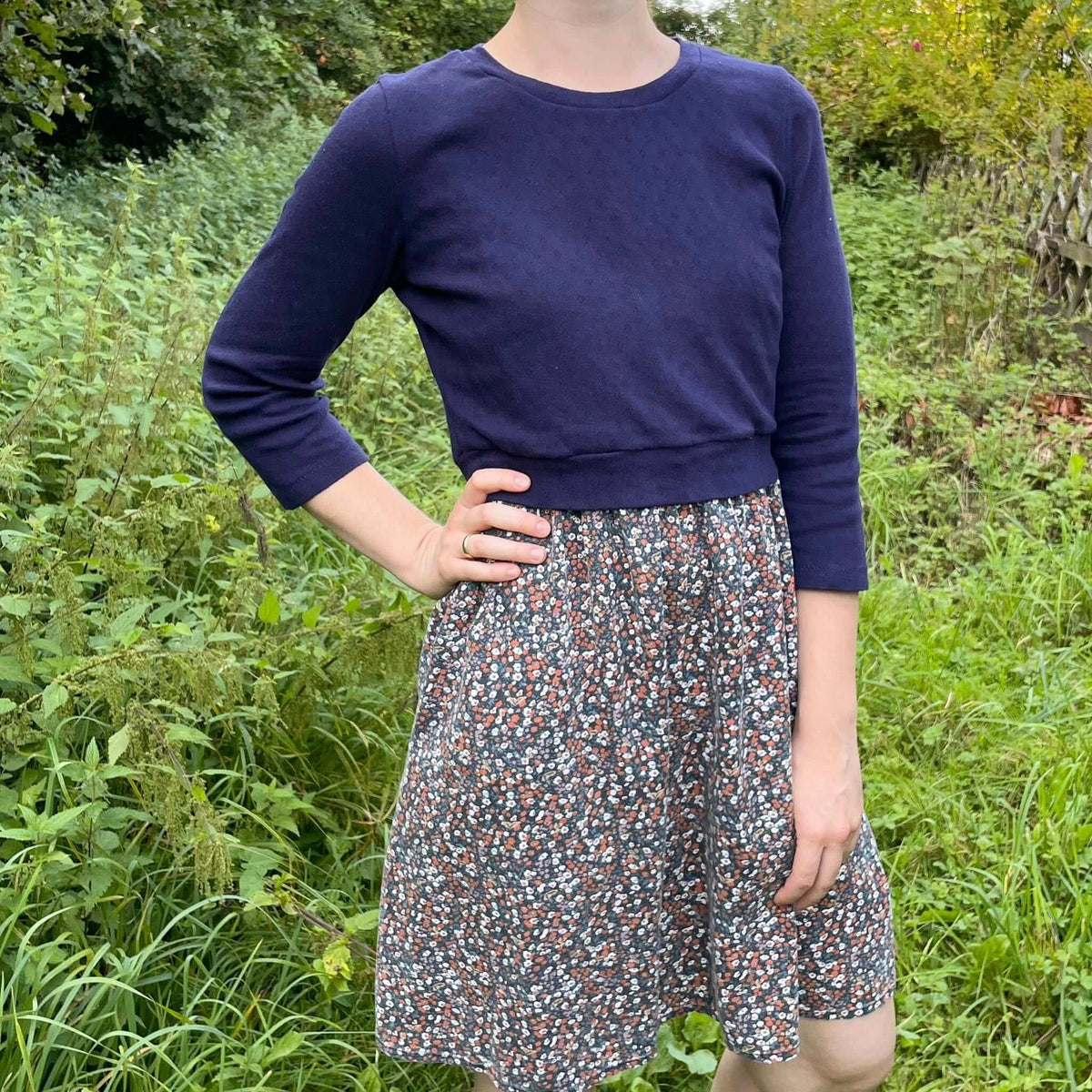 Sewing pattern for reversible shirt Emil&amp;Emilia E&amp;E by Rosa Näht and Danish Pur - sizes 80-170