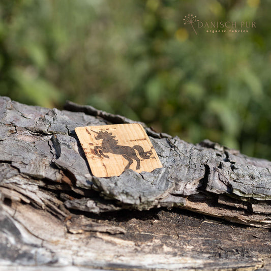 Korkpatch- Korklabel "Einhorn"