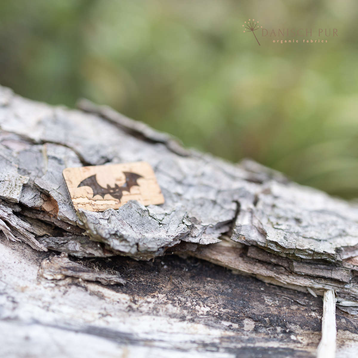 Korkpatch- Korklabel "Fledermaus"