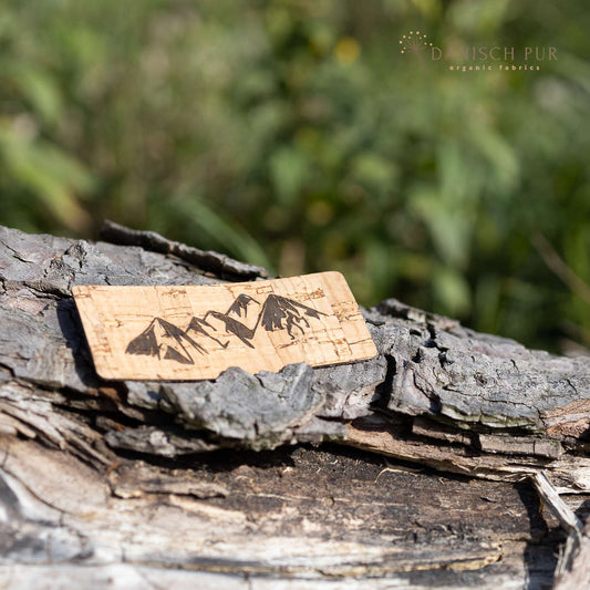 Korkpatch- Korklabel "Berge"