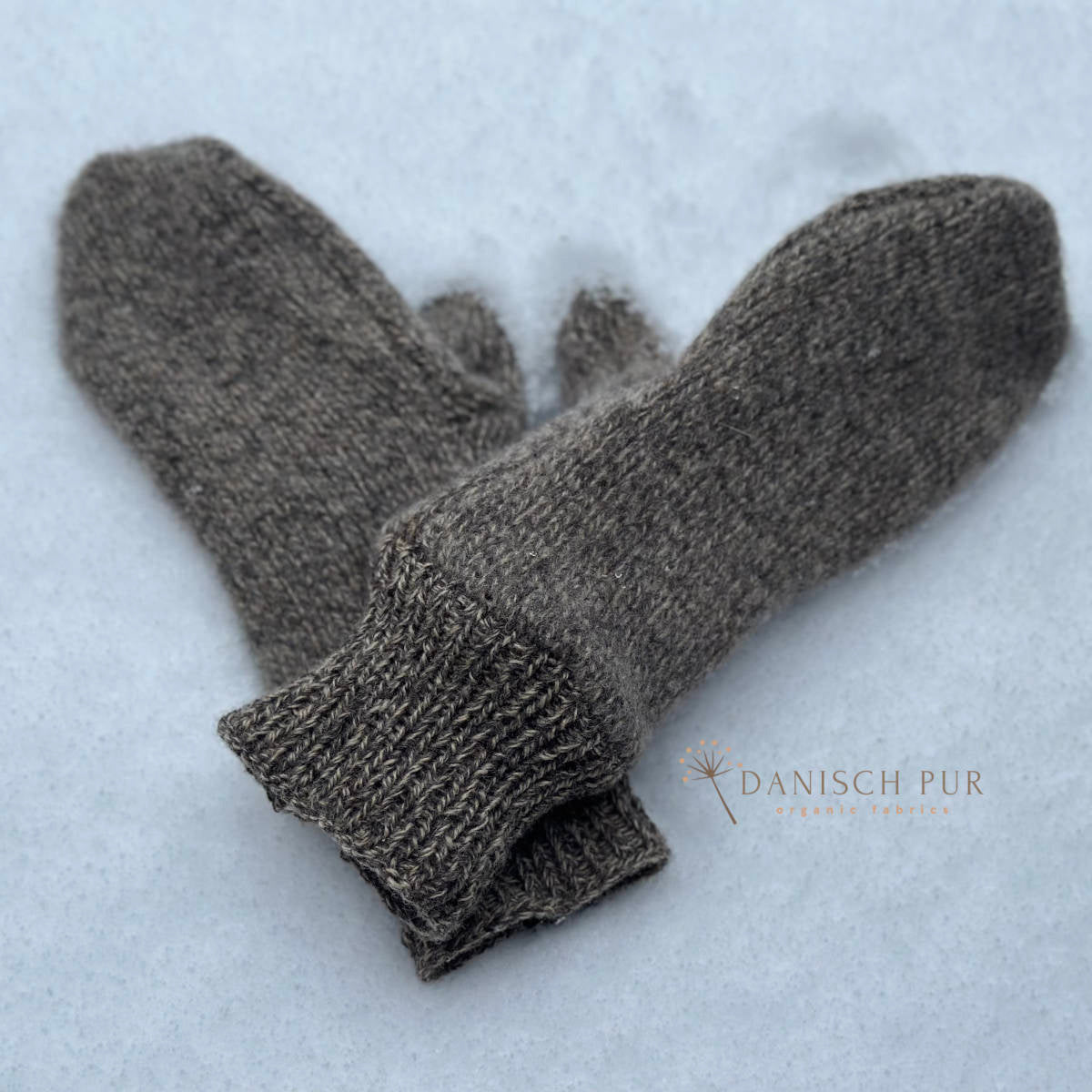 Zwei Bobbel Wollgarn zum Stricken passend zum Grobstrick naturgraubraun aus Schurwolle (kbt konform)