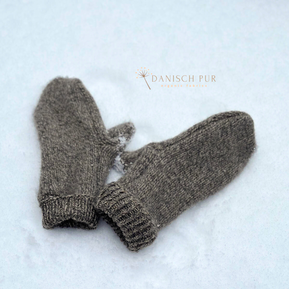 Zwei Bobbel Wollgarn zum Stricken passend zum Grobstrick naturgraubraun aus Schurwolle (kbt konform)