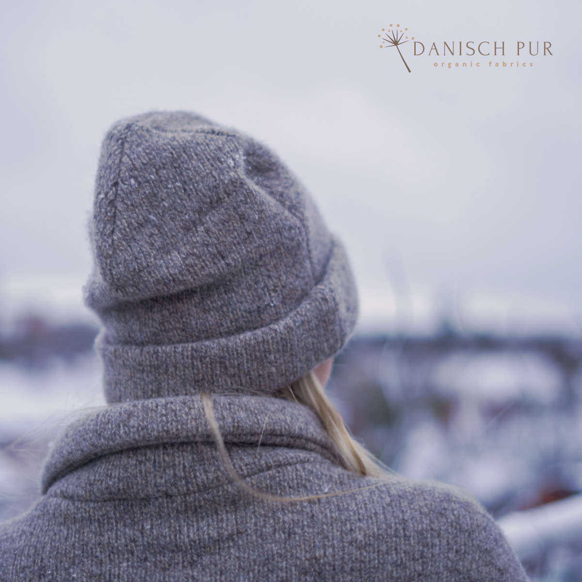 Grobstrick naturgraubraun aus Schurwolle (kbt konform)