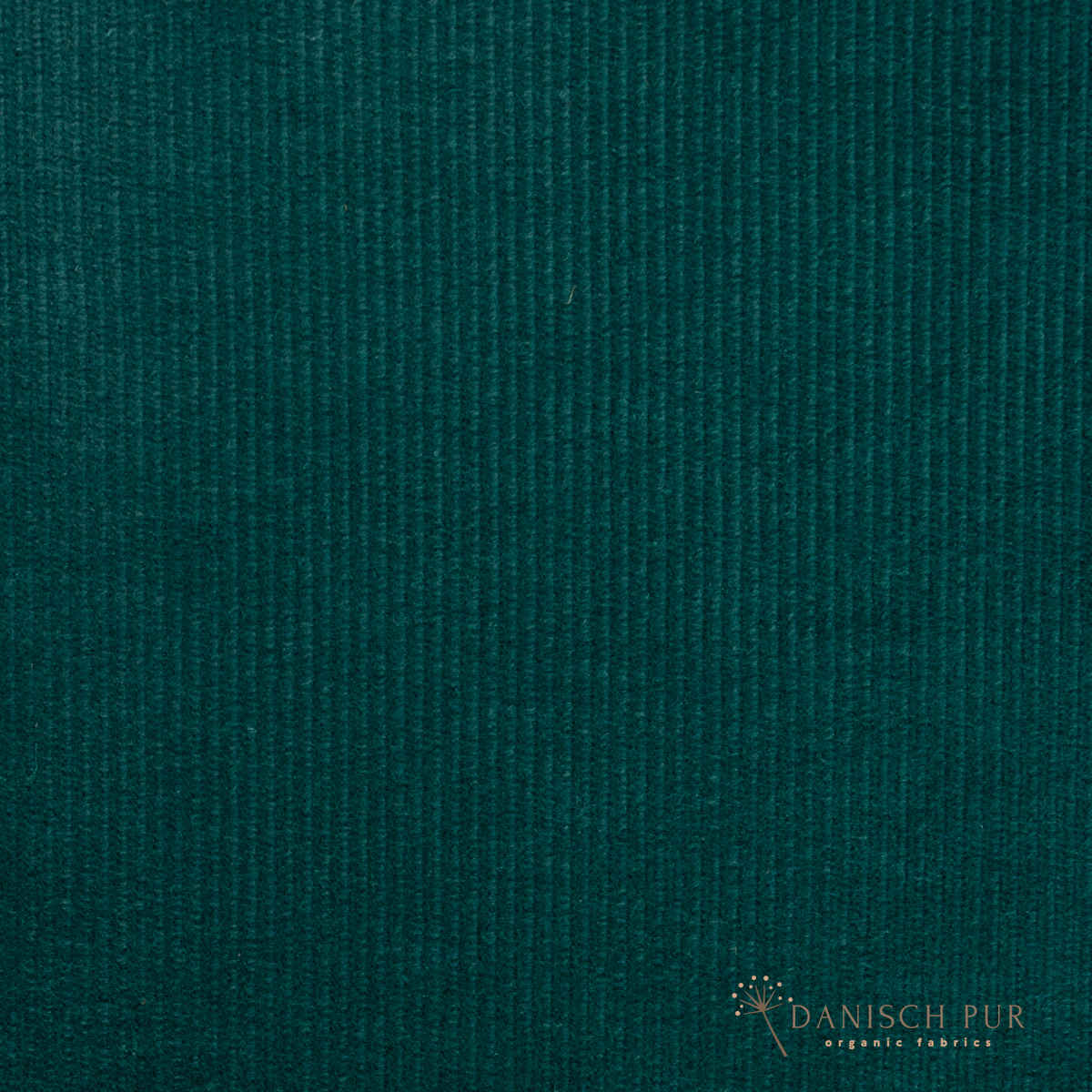Webware Hanf Lyocell Cord Petrolgrün (55% Hanf-45% TENCEL™ Lyocell)