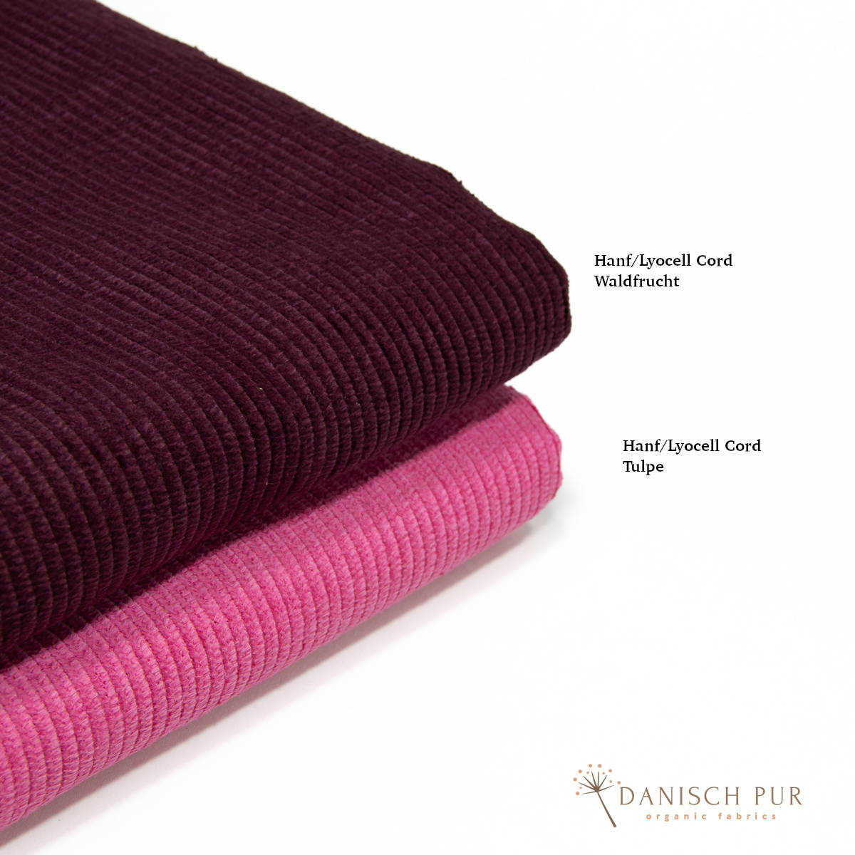 Webware Hanf Lyocell CORD - Cord Waldfrucht (55% Hanf-45% TENCEL™ Lyocell)