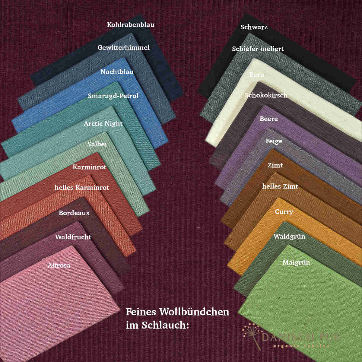 Webware Hanf Lyocell CORD - Cord Waldfrucht (55% Hanf-45% TENCEL™ Lyocell)