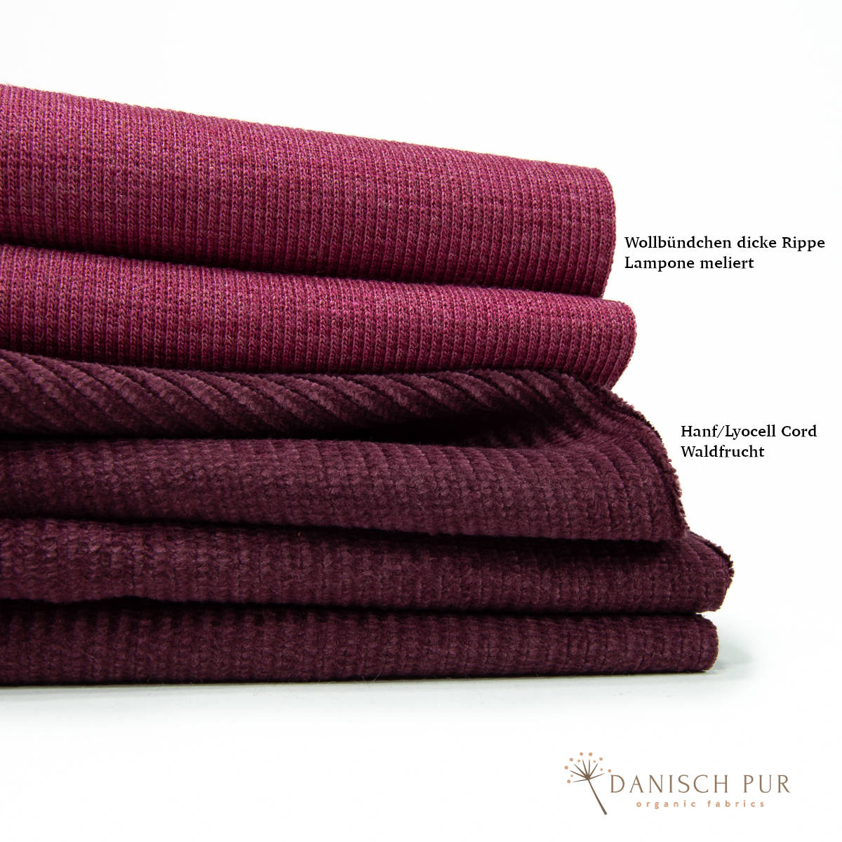 Webware Hanf Lyocell CORD - Cord Waldfrucht (55% Hanf-45% TENCEL™ Lyocell)