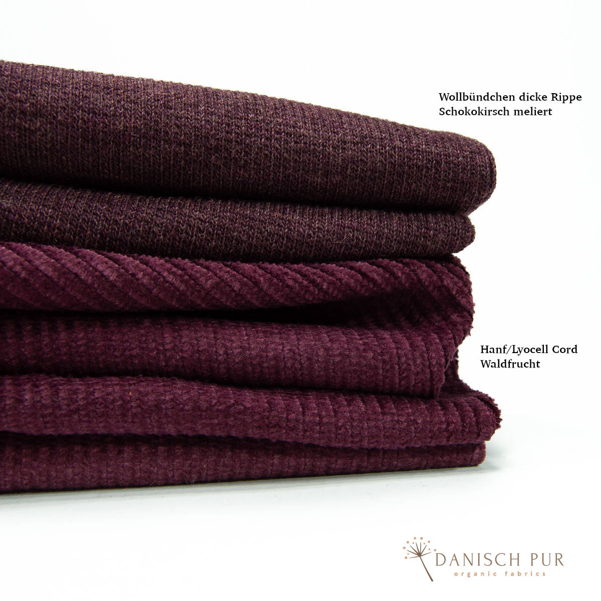 Webware Hanf Lyocell CORD - Cord Waldfrucht (55% Hanf-45% TENCEL™ Lyocell)